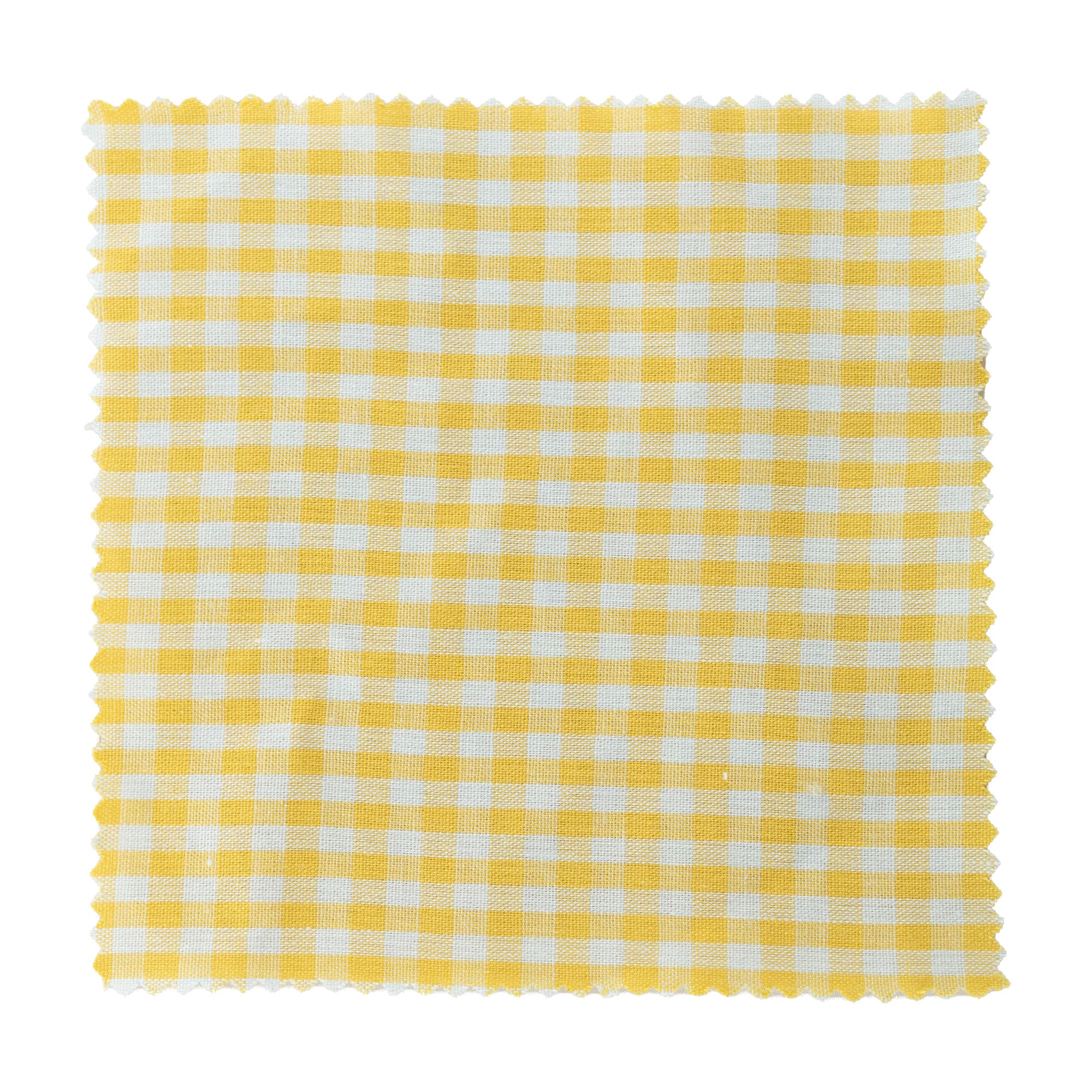 Befőttesüveg-takaró kockás 15x15, négyzet alakú, textil, sárga, szájnyílás: TO58-TO82