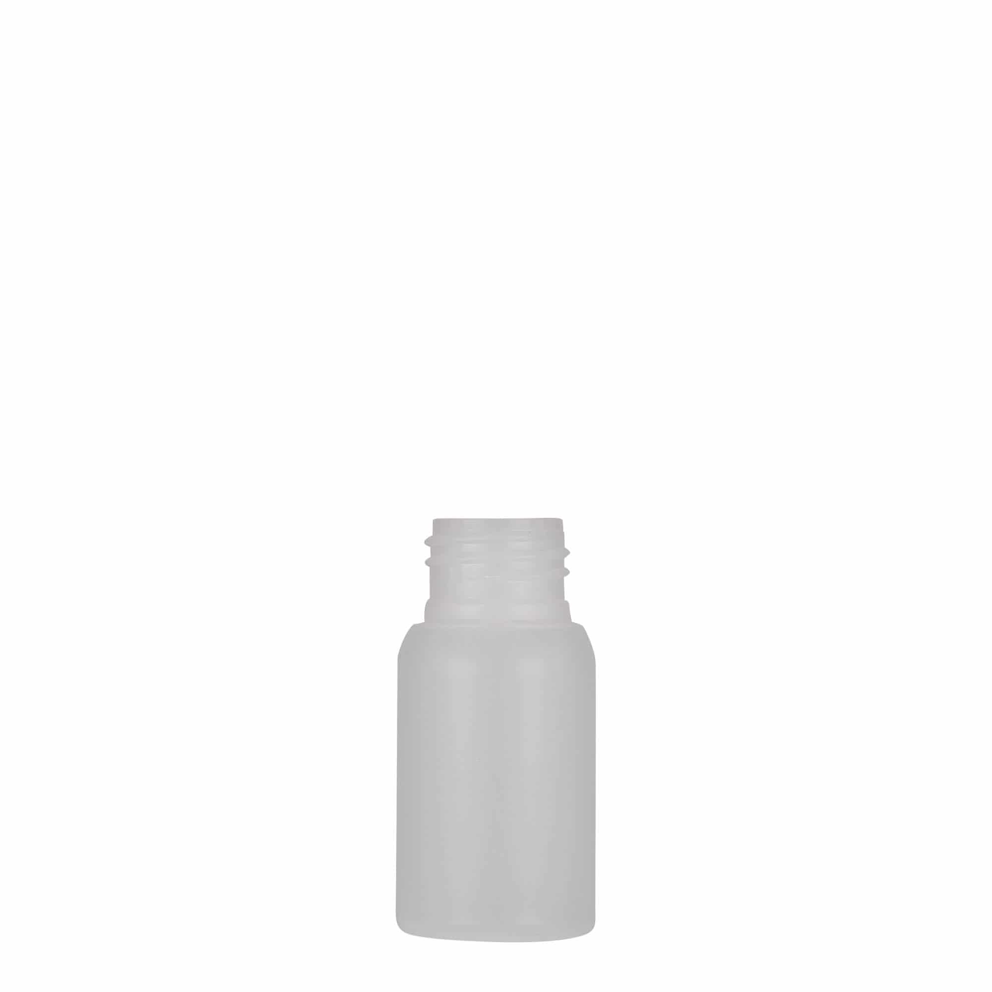 30 ml műanyag palack 'Tuffy', HDPE, természetes, nyakméret: 24/410