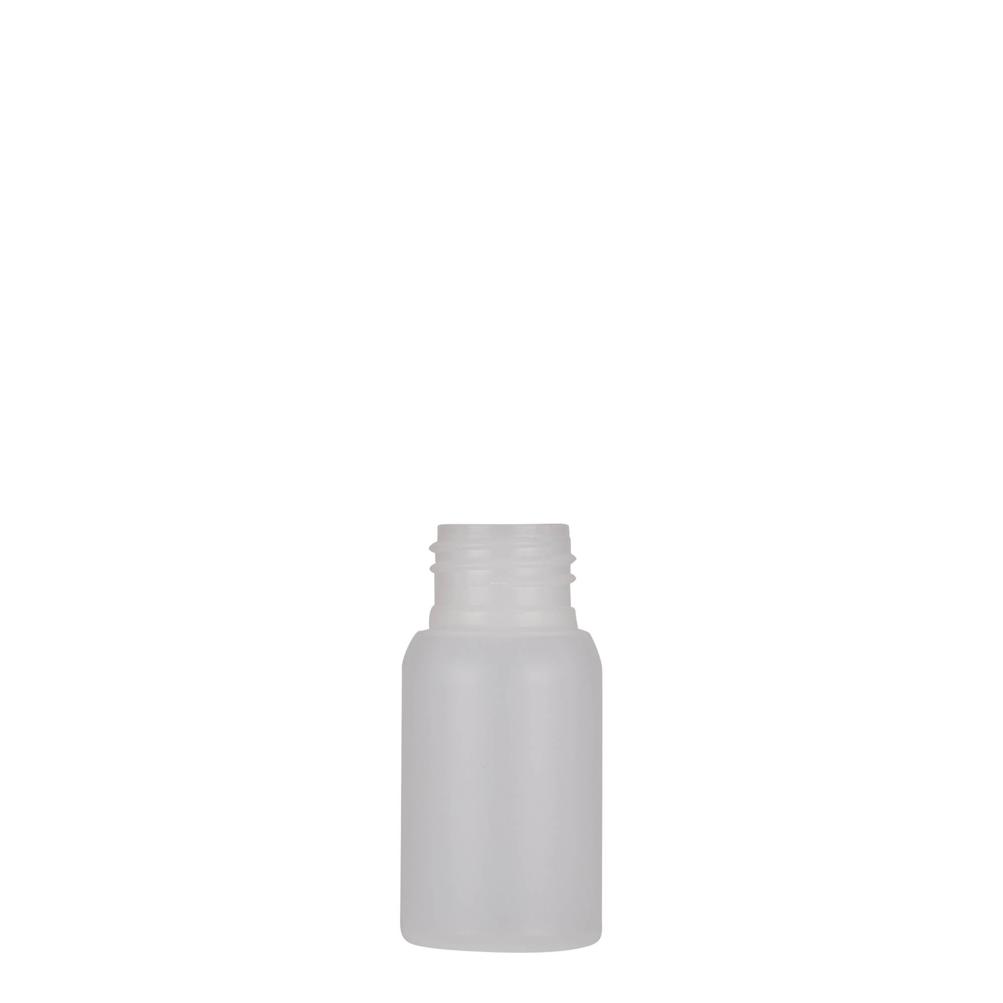 30 ml műanyag palack 'Tuffy', HDPE, természetes, nyakméret: 24/410