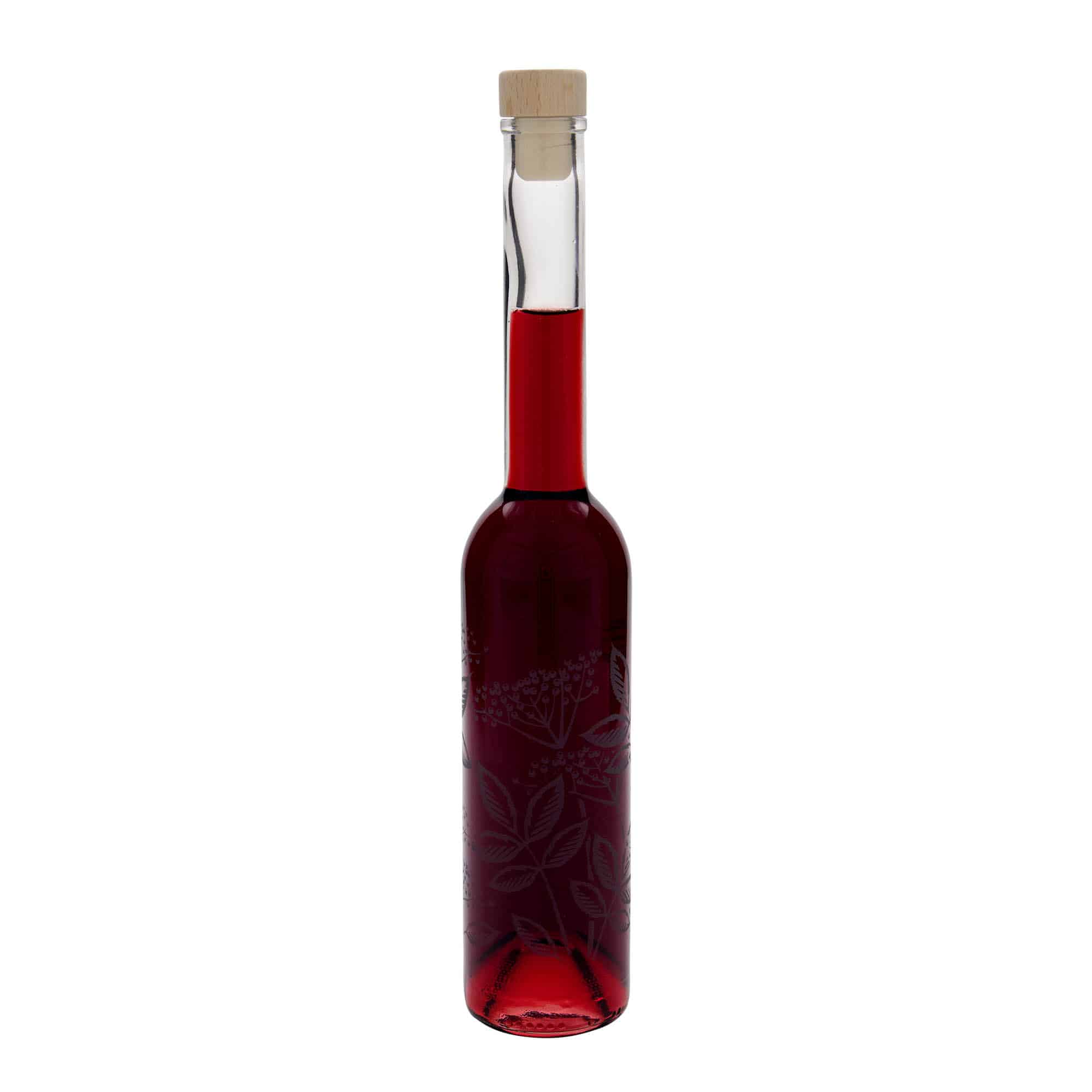 350 ml üvegpalack 'Opera', motívum: bodza, nyílás: parafa