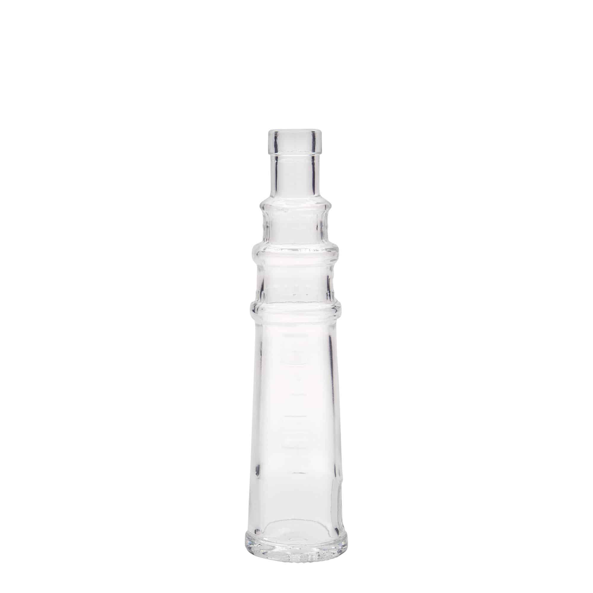 100 ml üvegpalack 'Leuchtturm', nyílás: parafa