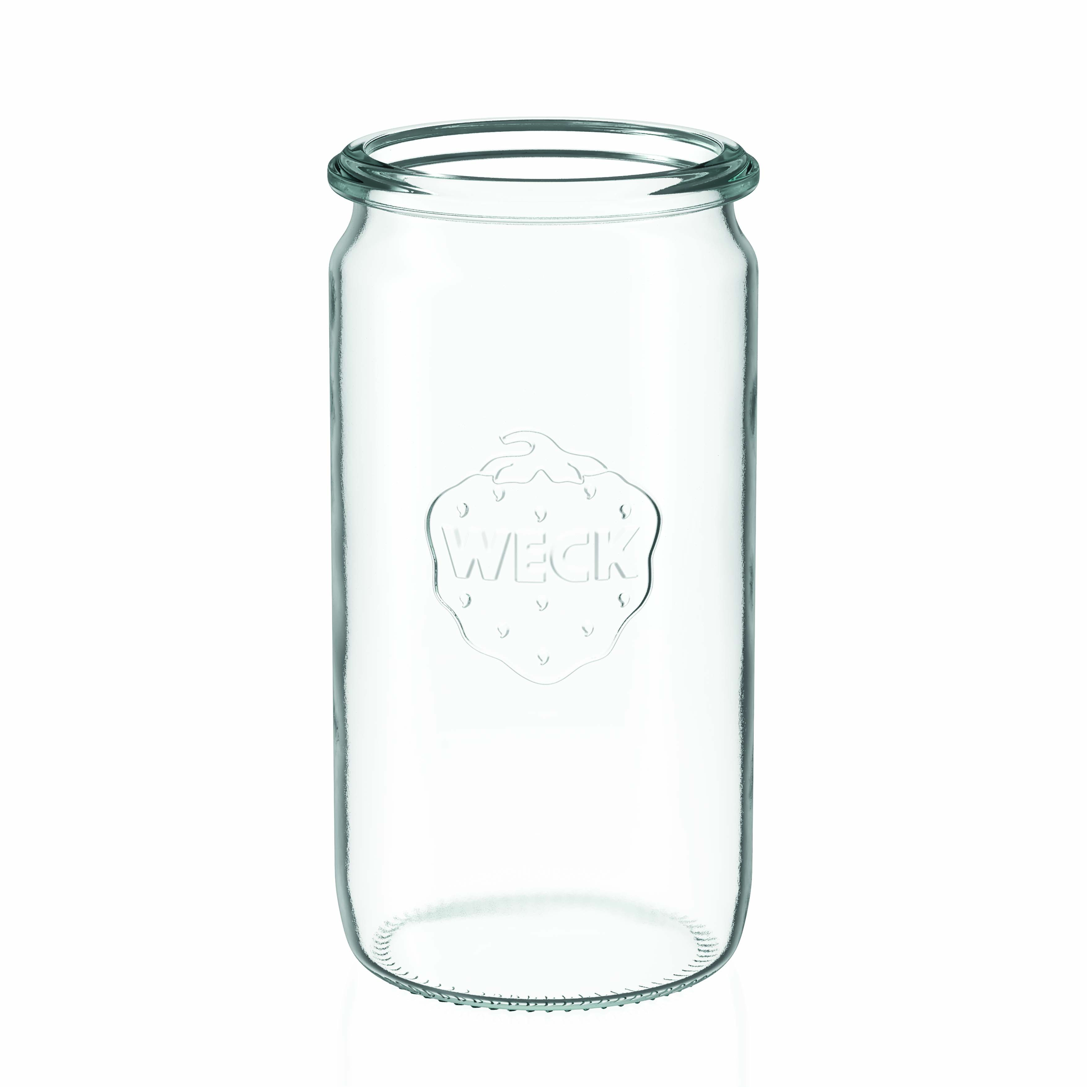 340 ml WECK-hengeres üveg, nyílás: kerek perem