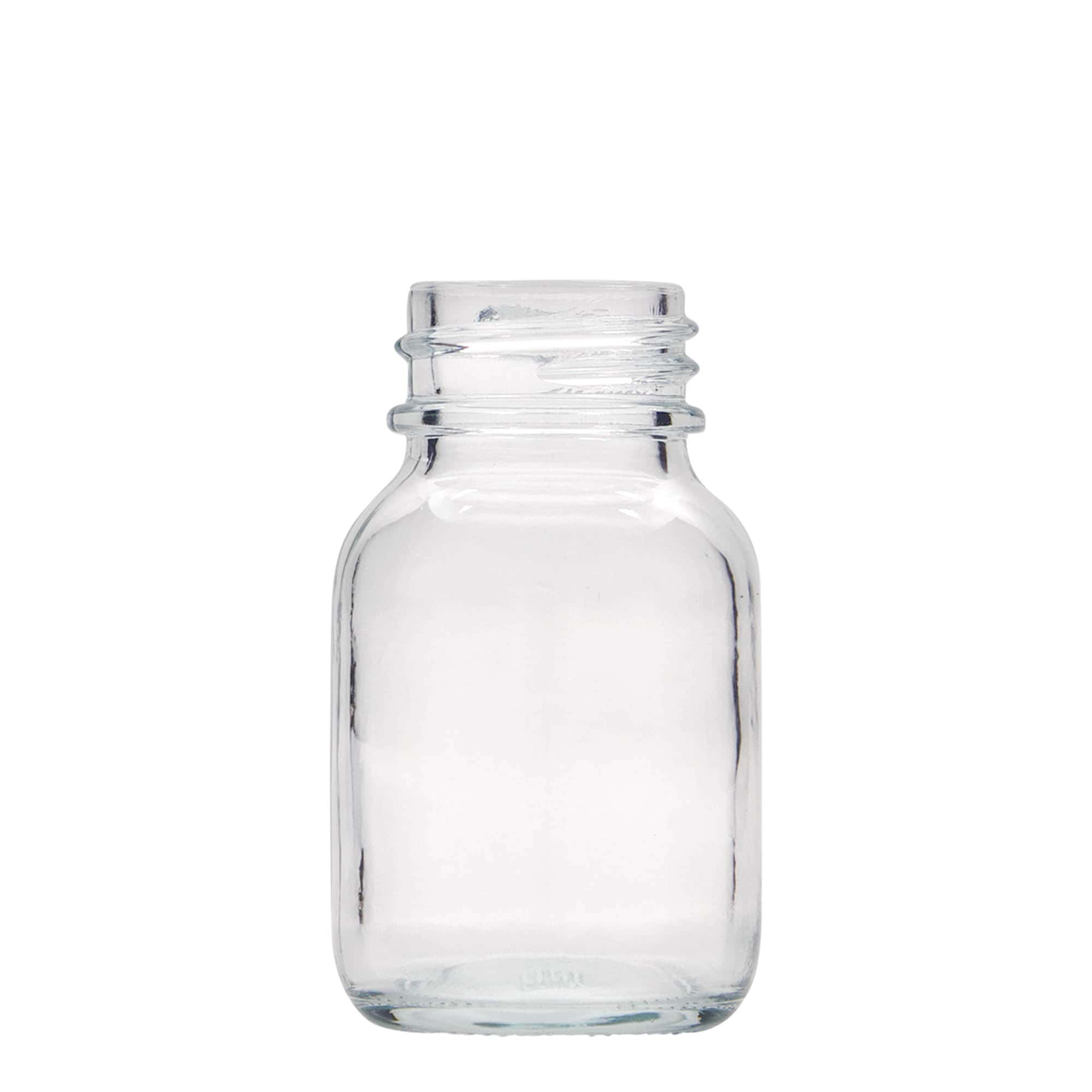 50 ml széles szájú üveg, nyílás: DIN 32