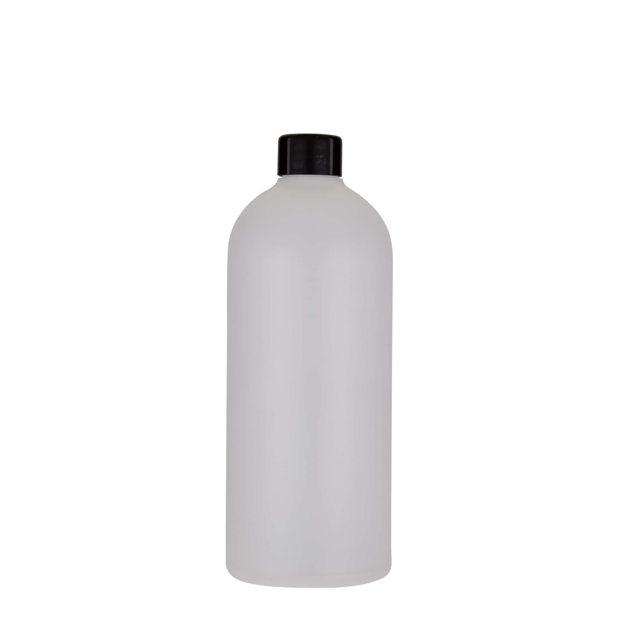 500 ml műanyag palack 'Tuffy', HDPE, természetes, nyakméret: 24/410