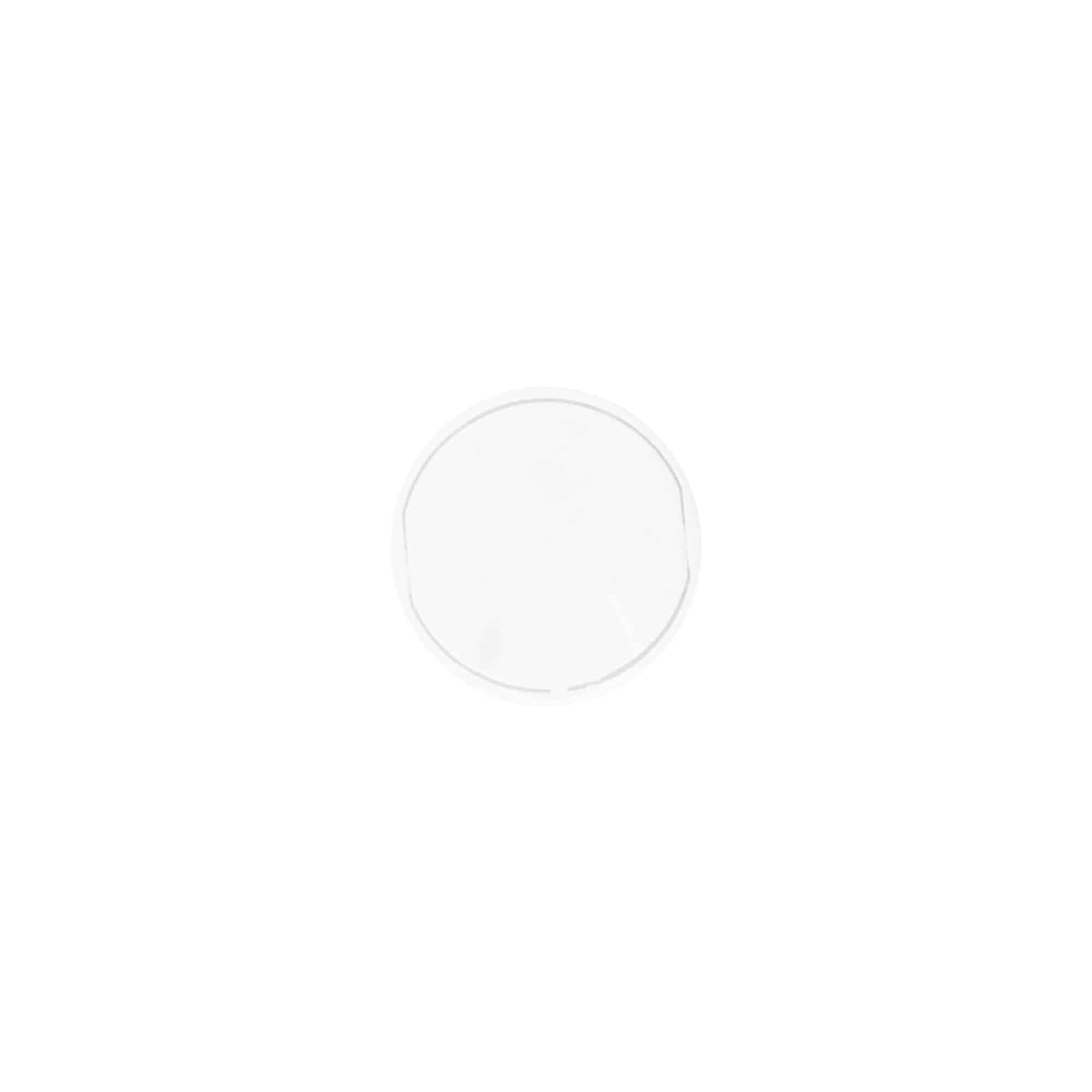 Csavaros kupak Disc Top, PP-műanyag, fehér, a következő szájnyíláshoz: 20/410