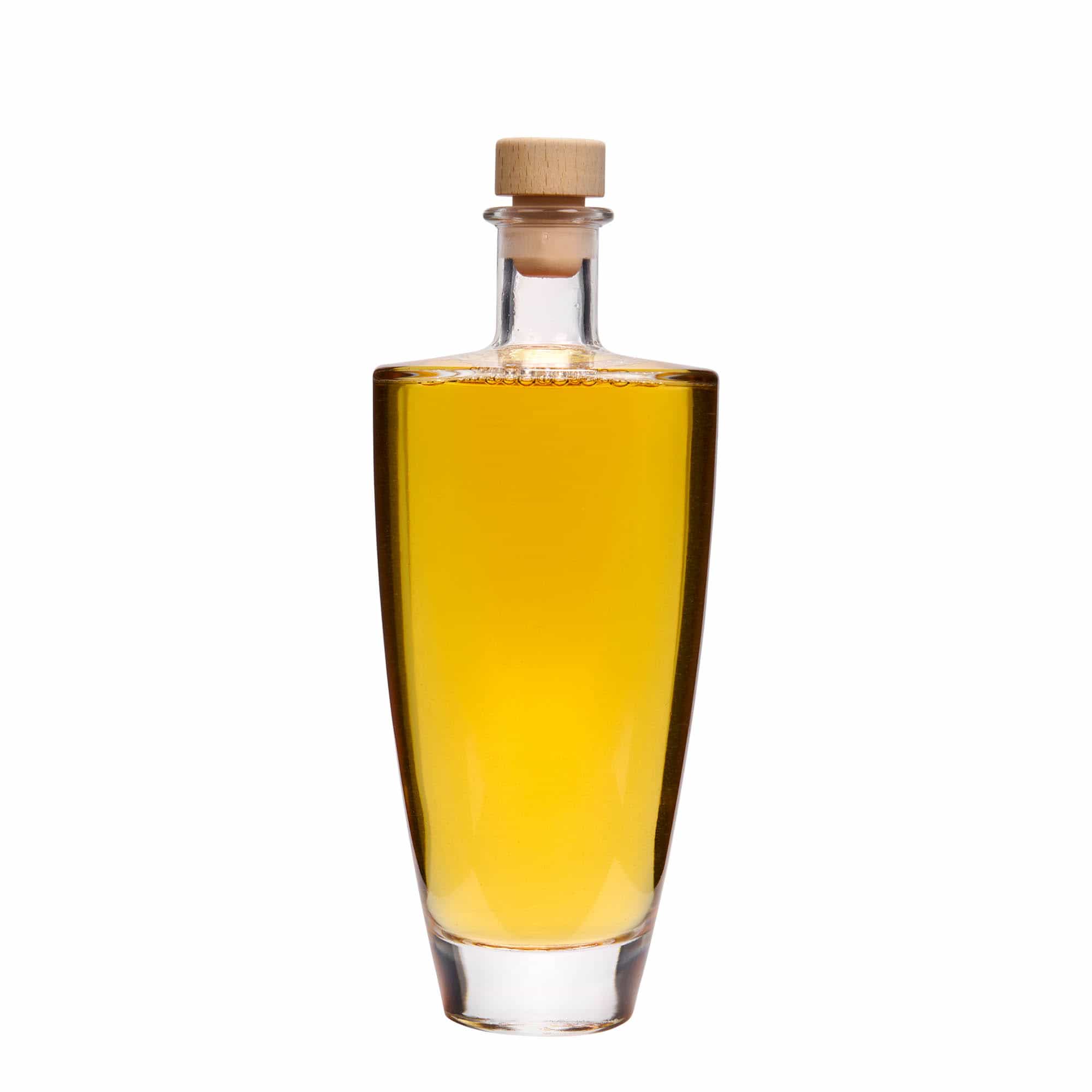 500 ml-es üvegpalack 'Vanessa', ovális, szájnyílás: parafadugó