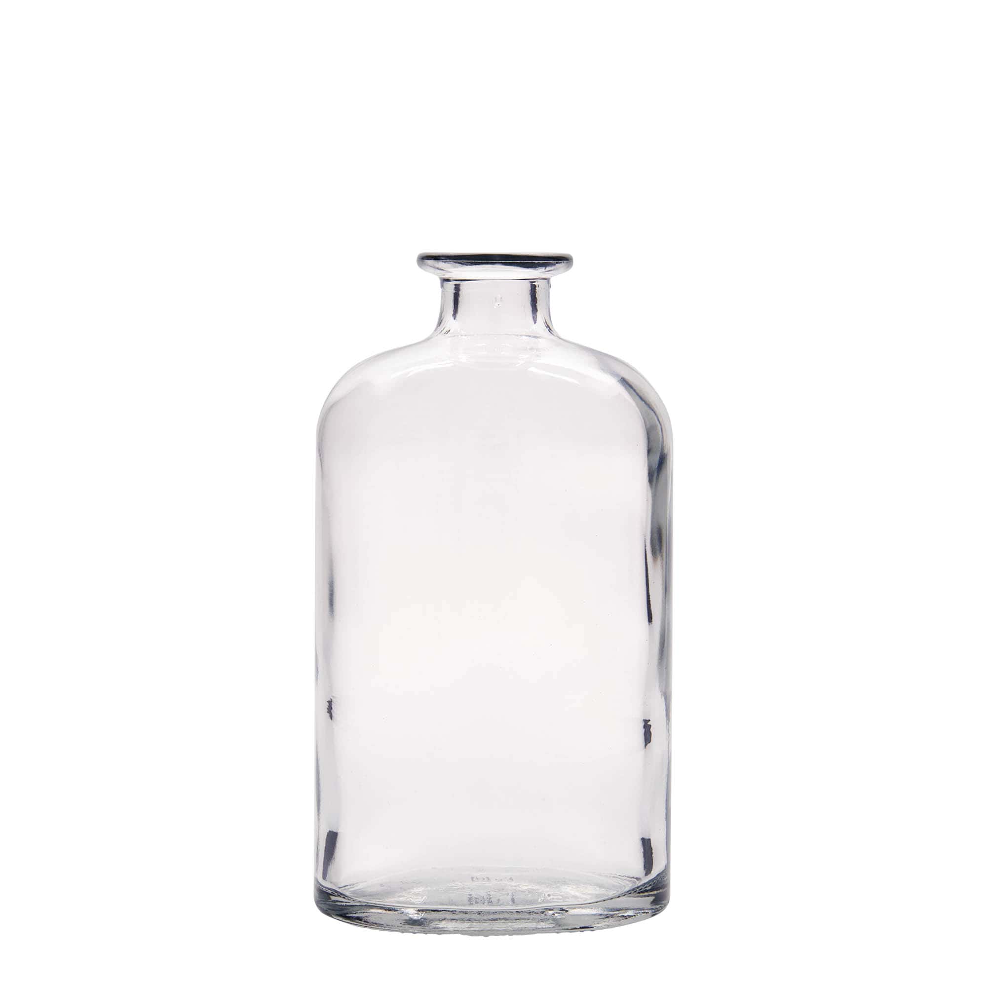 500 ml üvegpalack 'Dundee', ovális, nyak: parafa