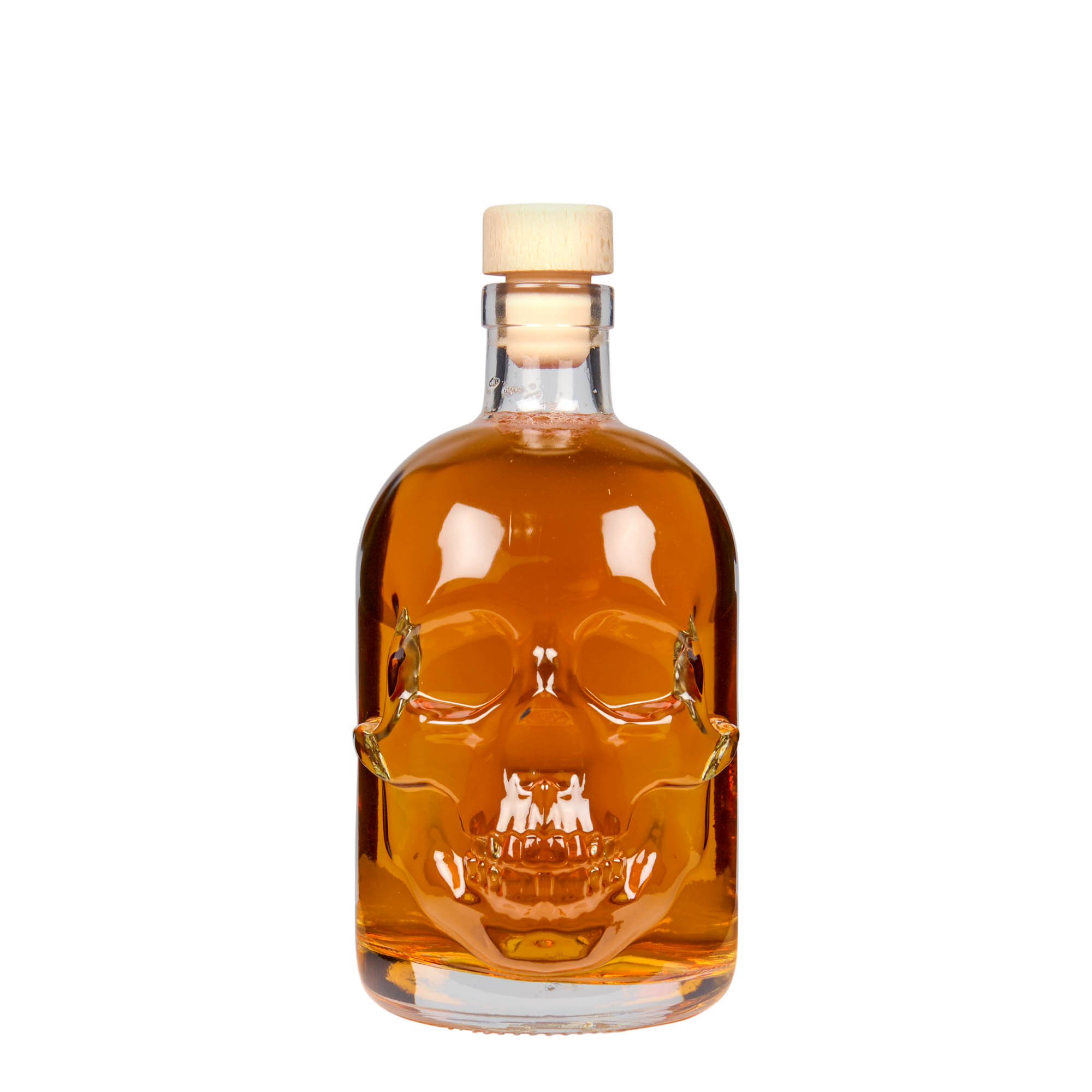 500 ml üvegpalack 'Halálarc', nyílás: parafa 500 ml üvegpalack 'Halálarc', nyílás: parafa