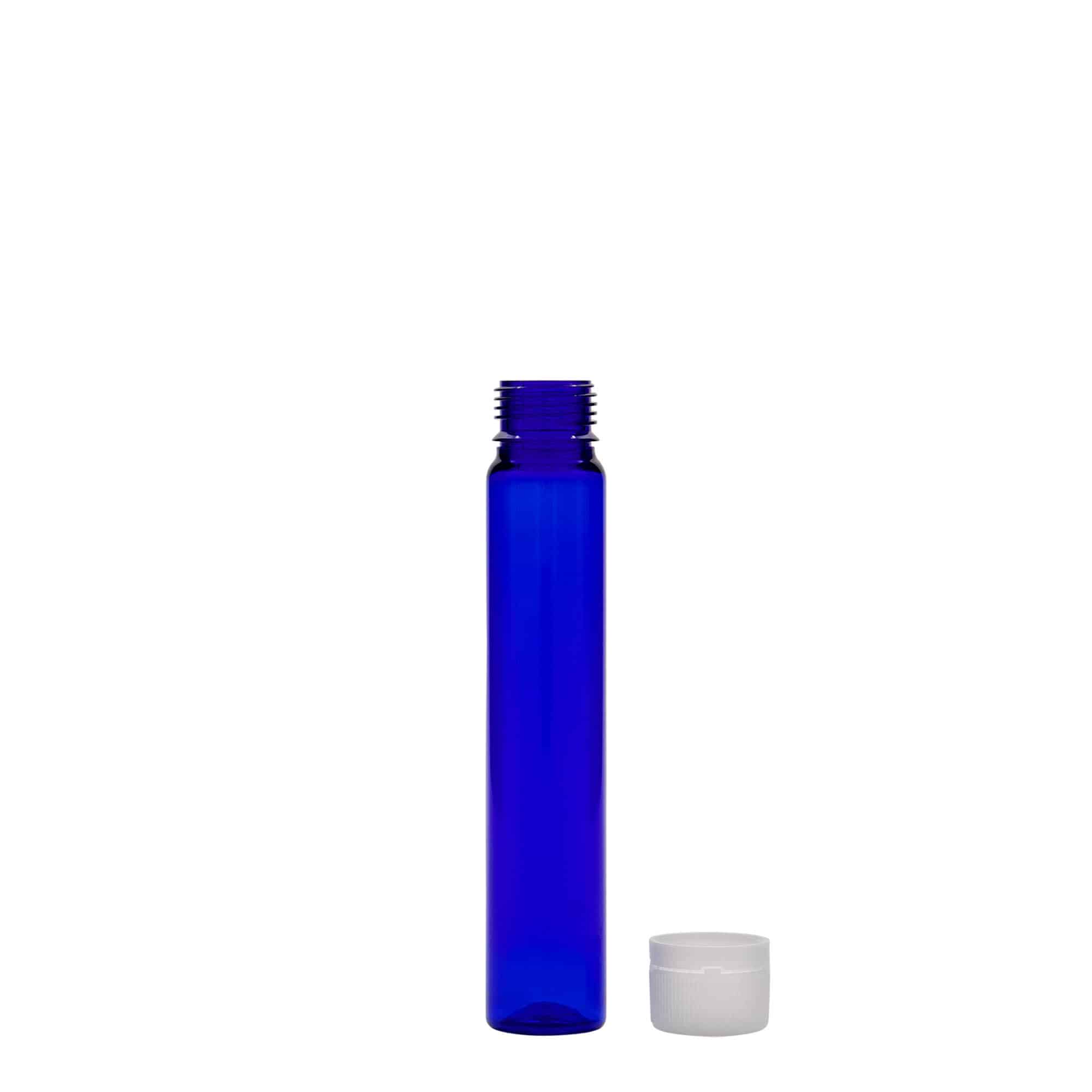 25 ml PET-cső, műanyag, királykék, nyílás: csavarzár