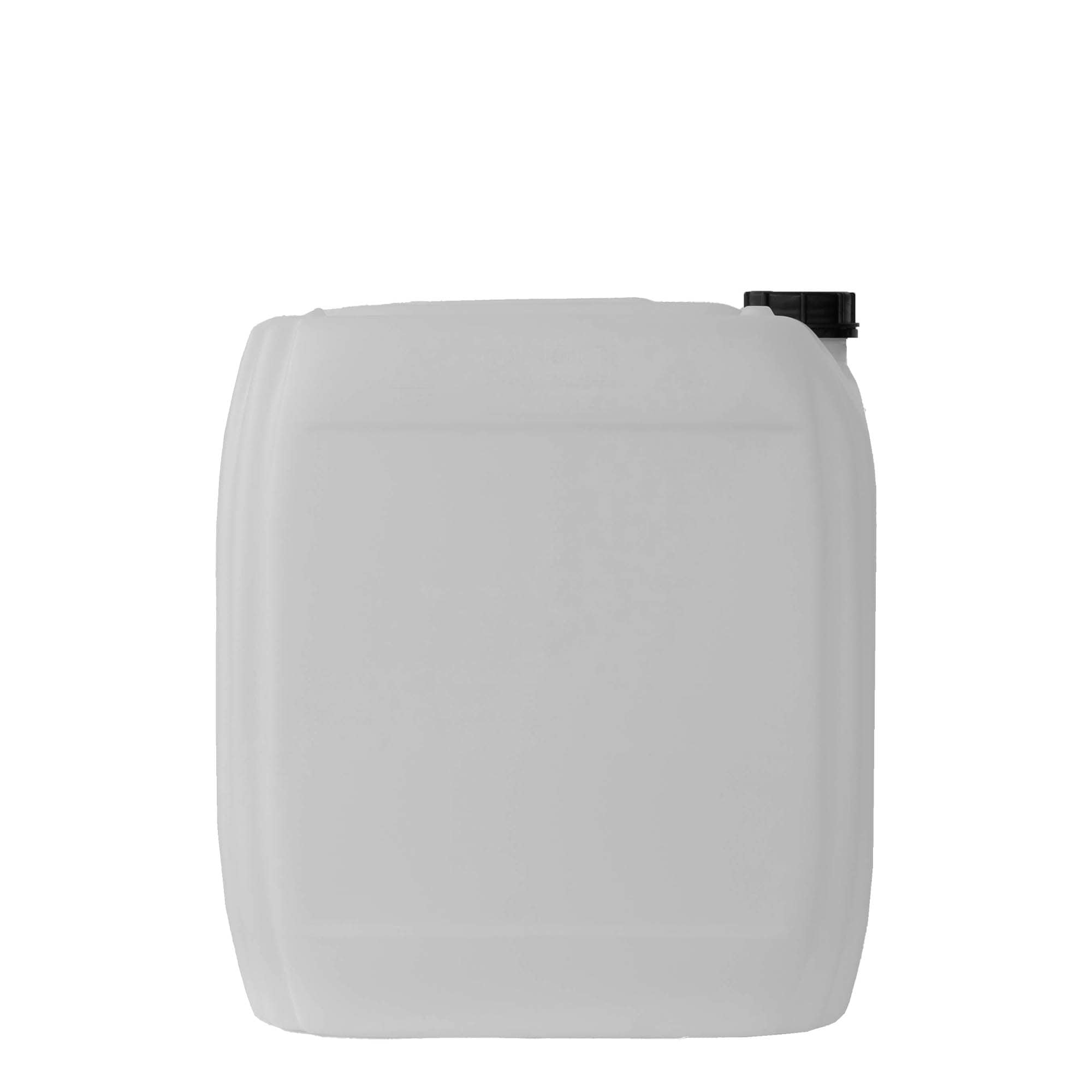 30 l kanna, téglalap alakú, HDPE műanyag, természetes, nyílás: ND 60