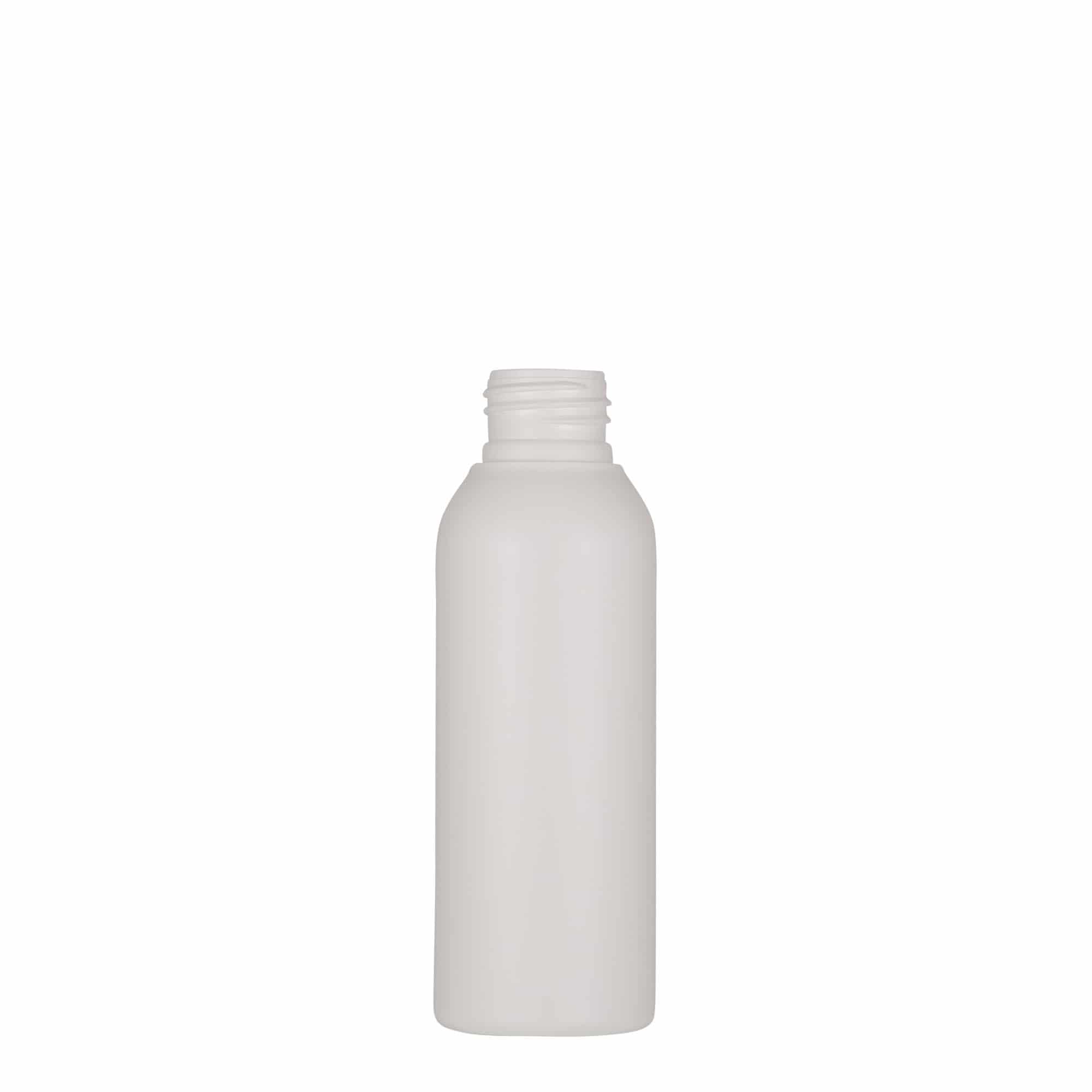 100 ml műanyag palack 'Tuffy', HDPE, fehér, nyakátmérő: 24/410