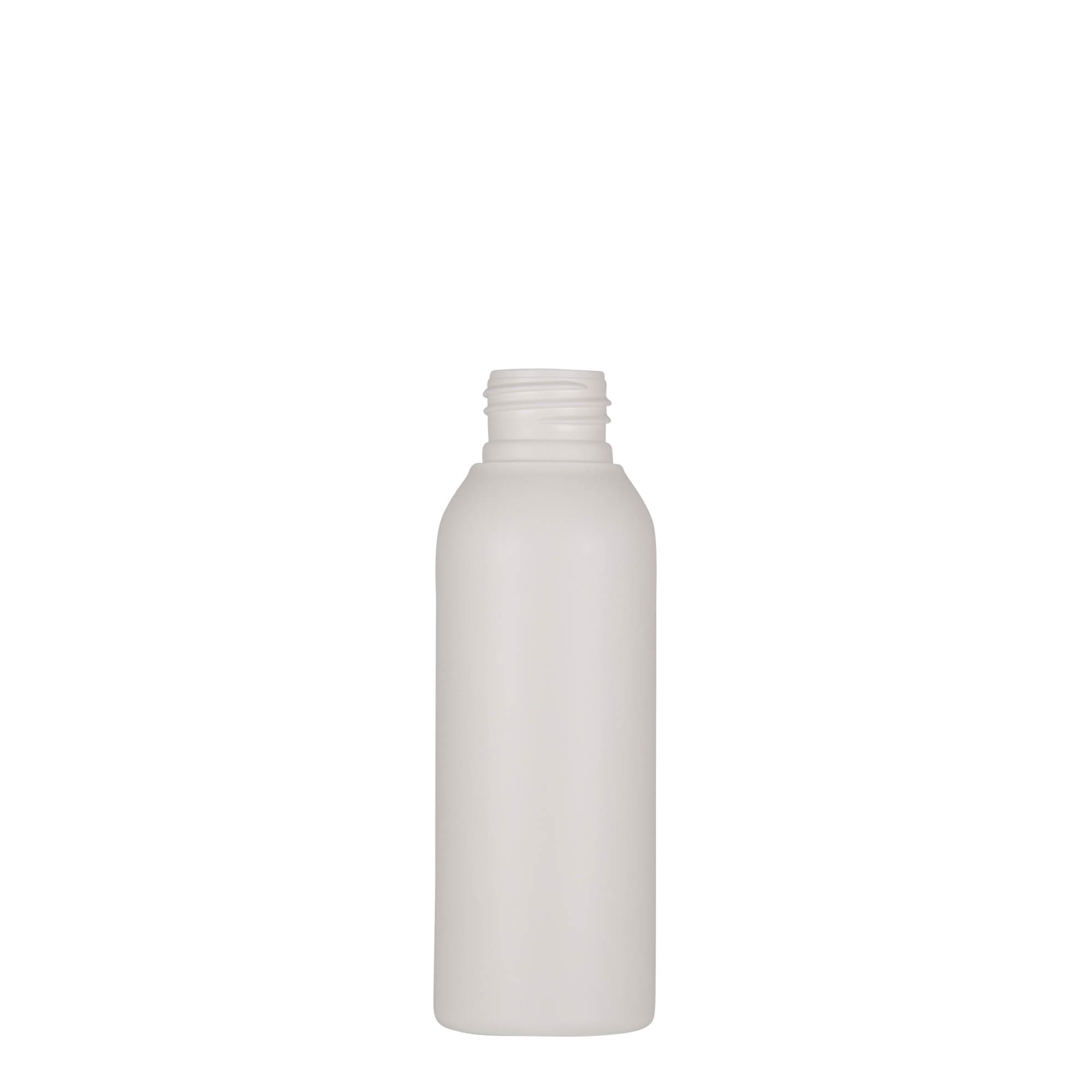 100 ml műanyag palack 'Tuffy', HDPE, fehér, nyakátmérő: 24/410