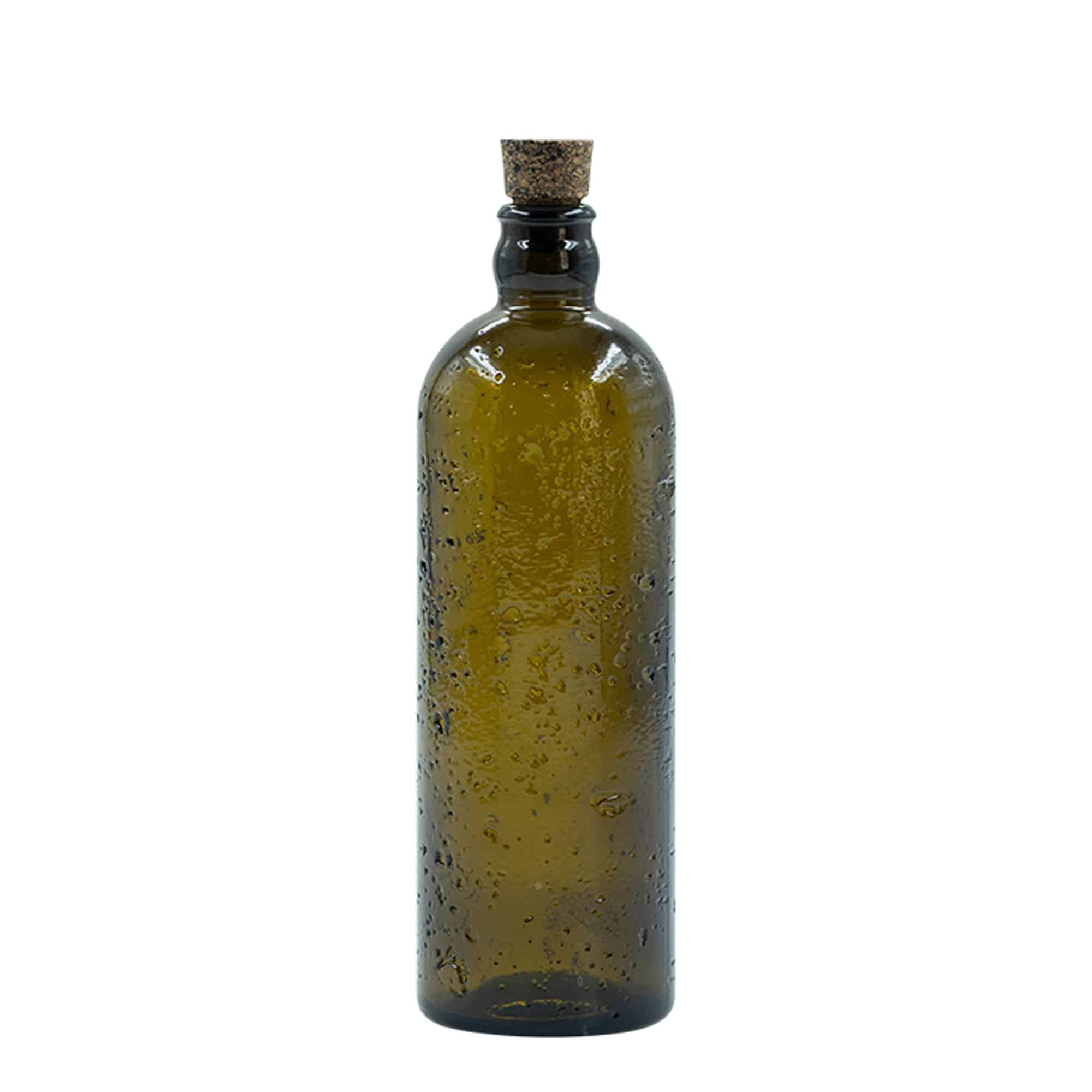 500 ml vadonatúj üvegpalack 'Bobber Jr', barna, nyílás: parafa