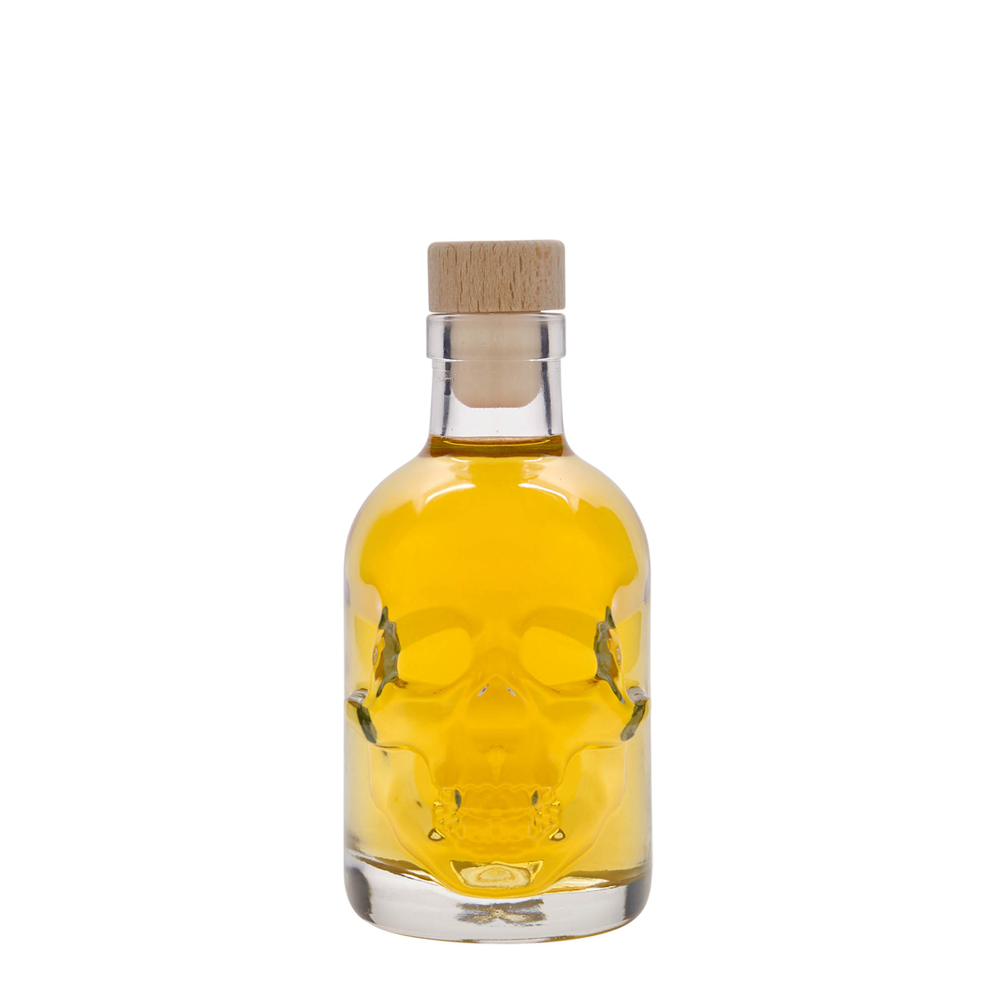 200 ml üvegpalack 'Halálfej', nyílás: parafa 200 ml üvegpalack 'Halálfej', nyílás: parafa