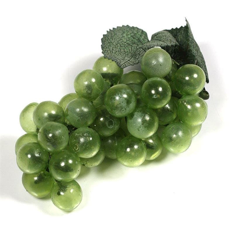 Műanyag szőlő, zöld
