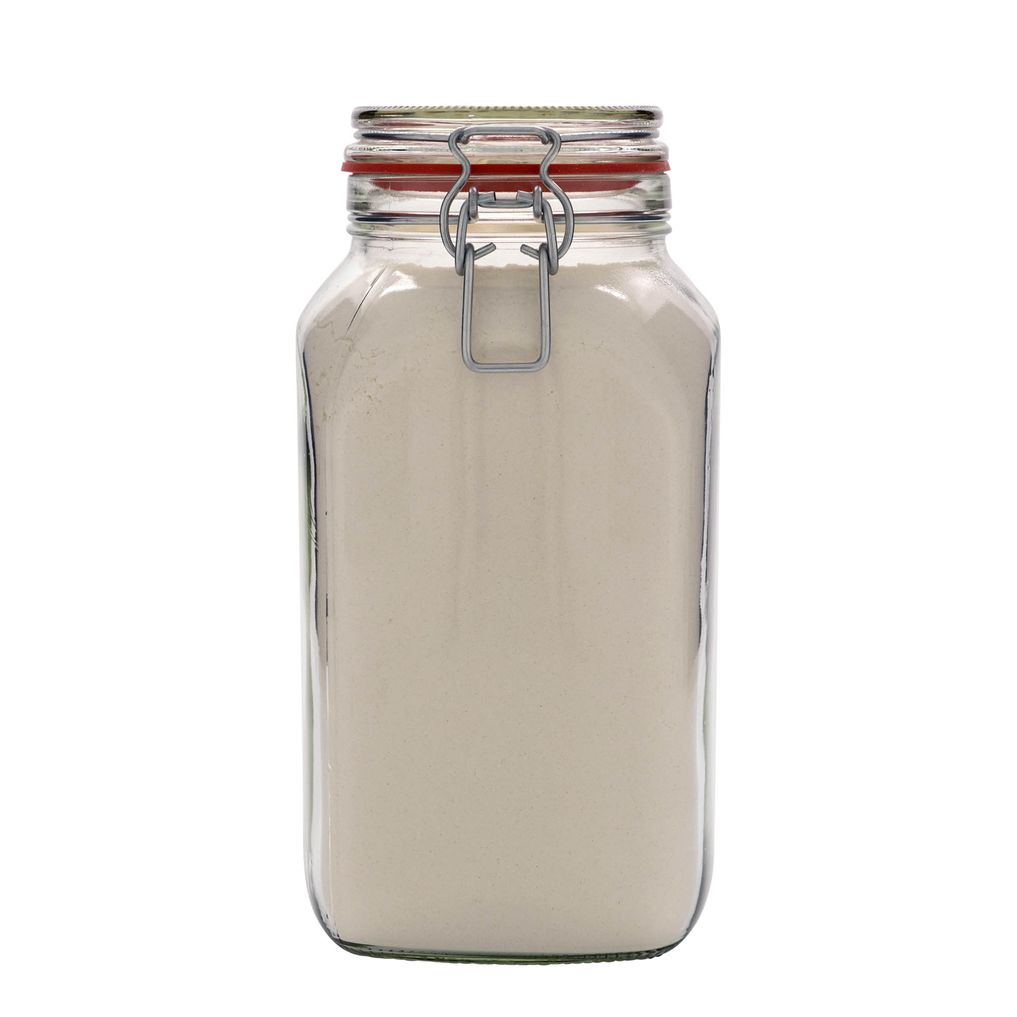 2.590 ml drótfüles üveg #, négyzet alakú, nyílás: drótfüles záróelem