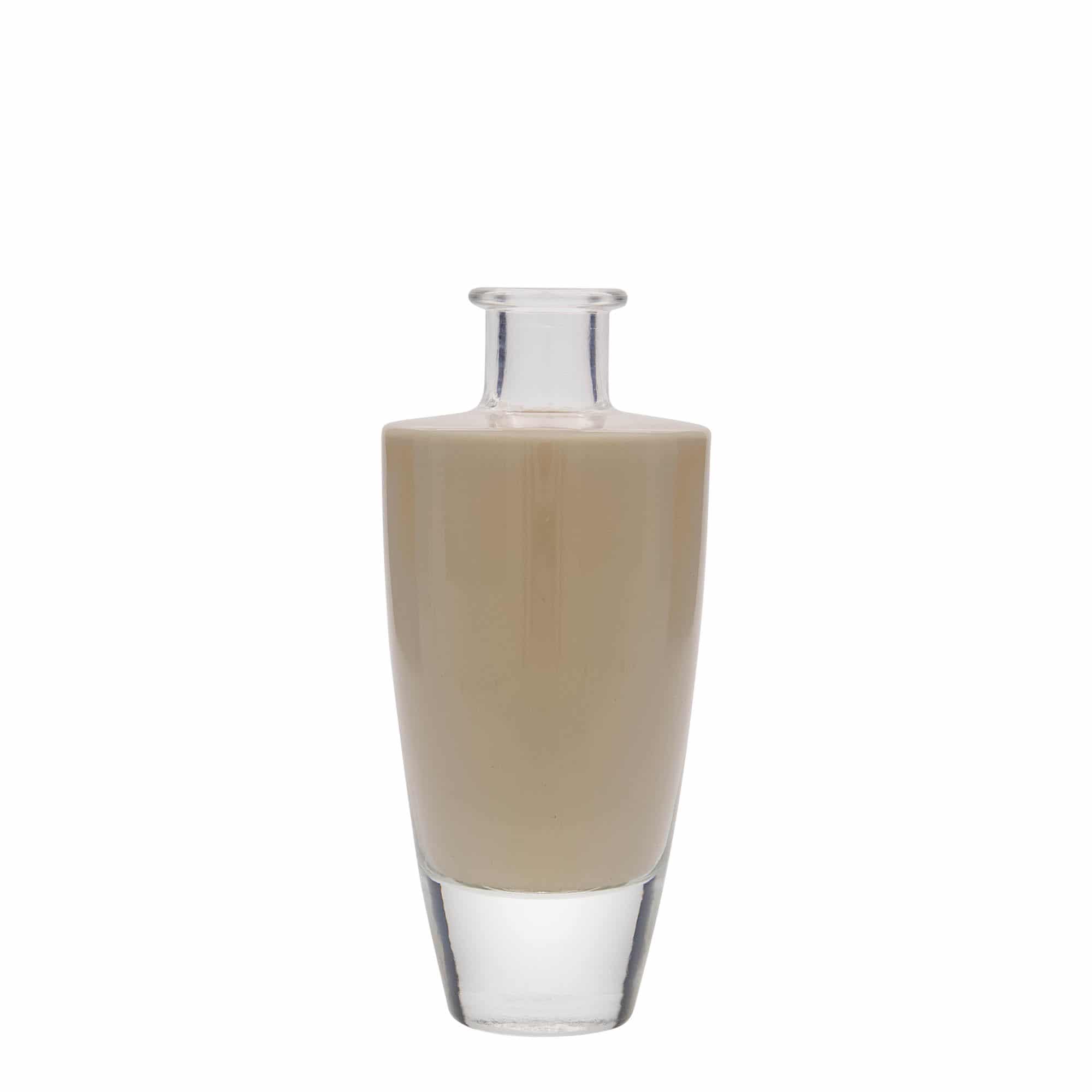 200 ml-es üvegpalack 'Vanessa', ovális, szájnyílás: parafadugó
