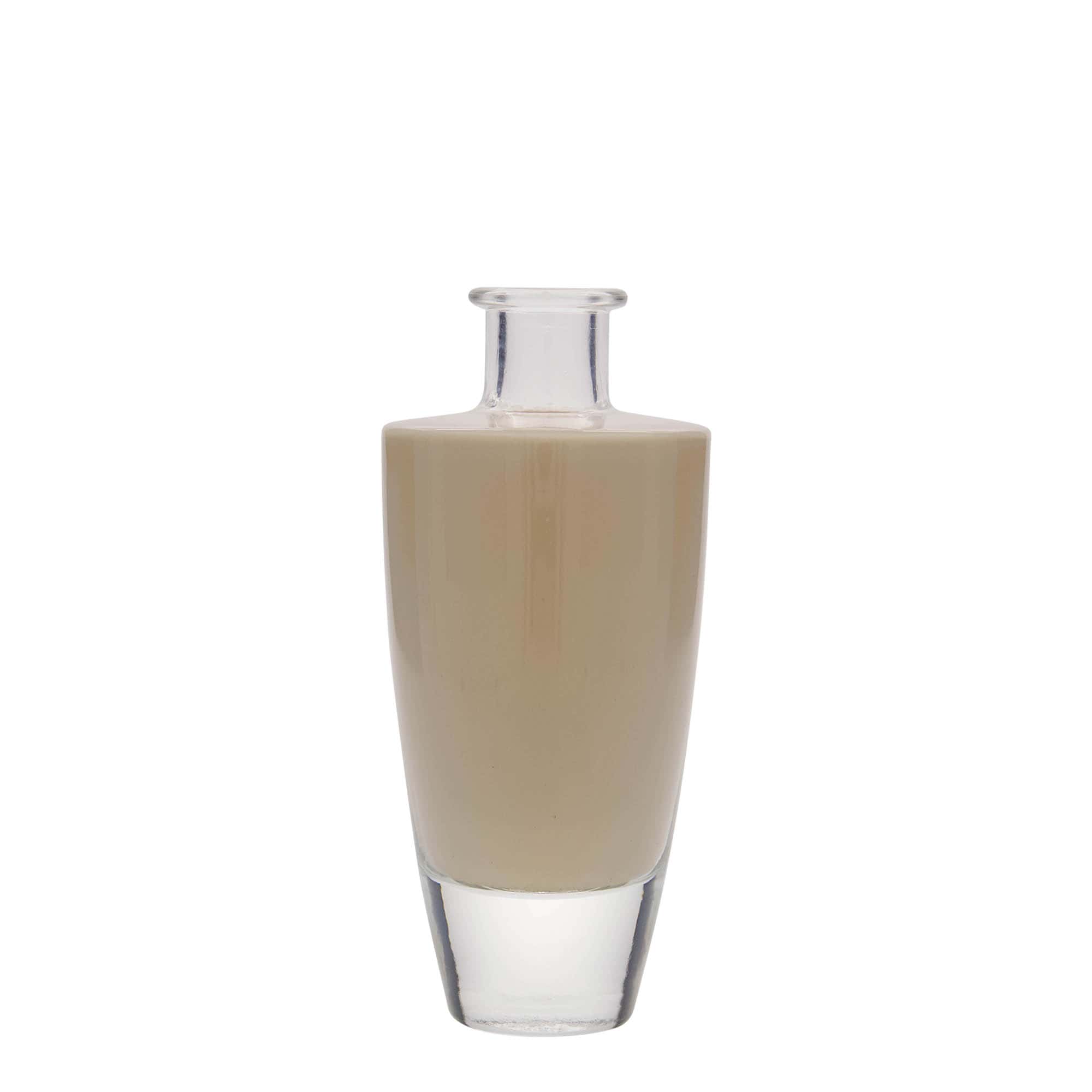 200 ml üvegpalack 'Vanessa', ovális, nyílás: parafa
