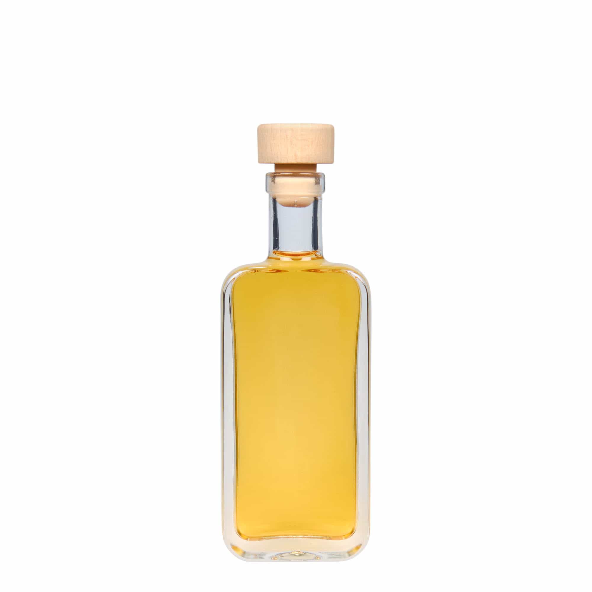 100 ml üvegpalack 'Nice', téglalap alakú, nyílás: parafa