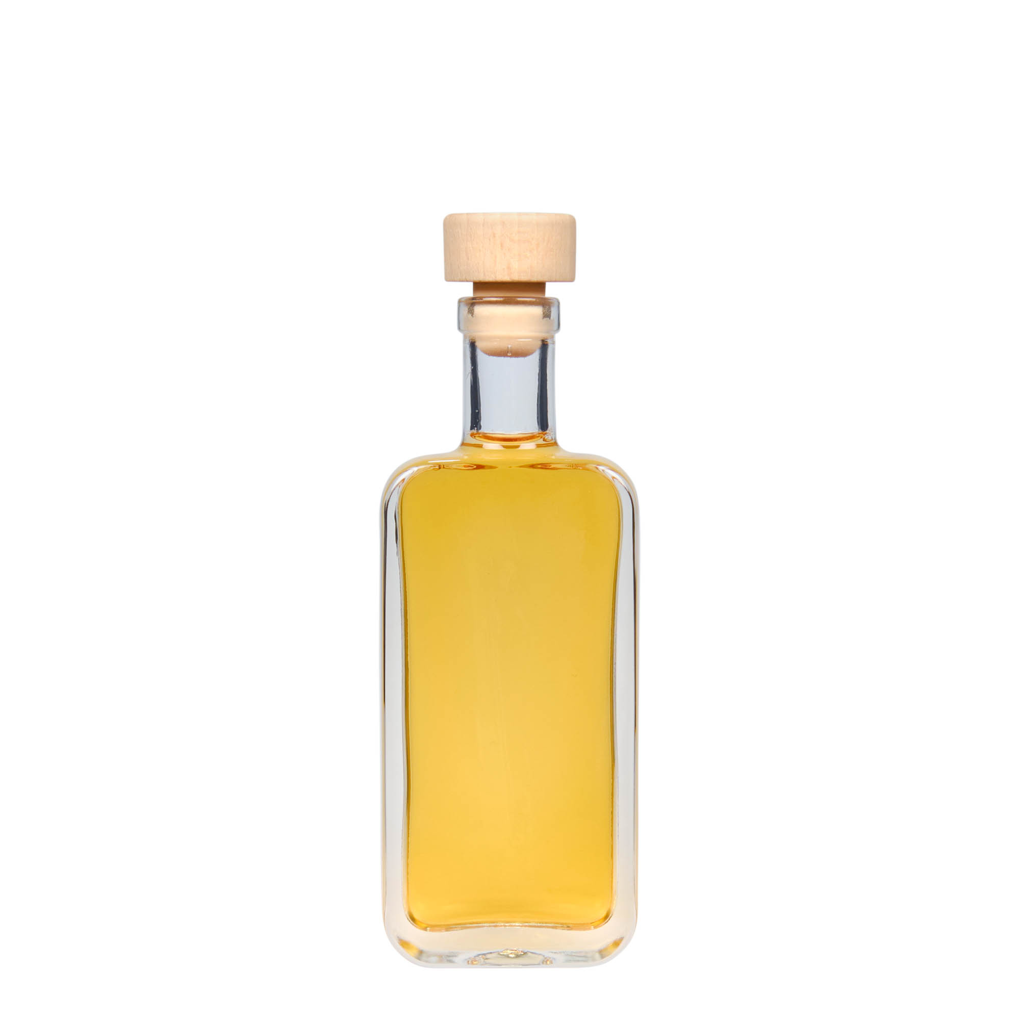 100 ml üvegpalack 'Nice', téglalap alakú, nyílás: parafa 100 ml üvegpalack 'Nice', téglalap alakú, nyílás: parafa