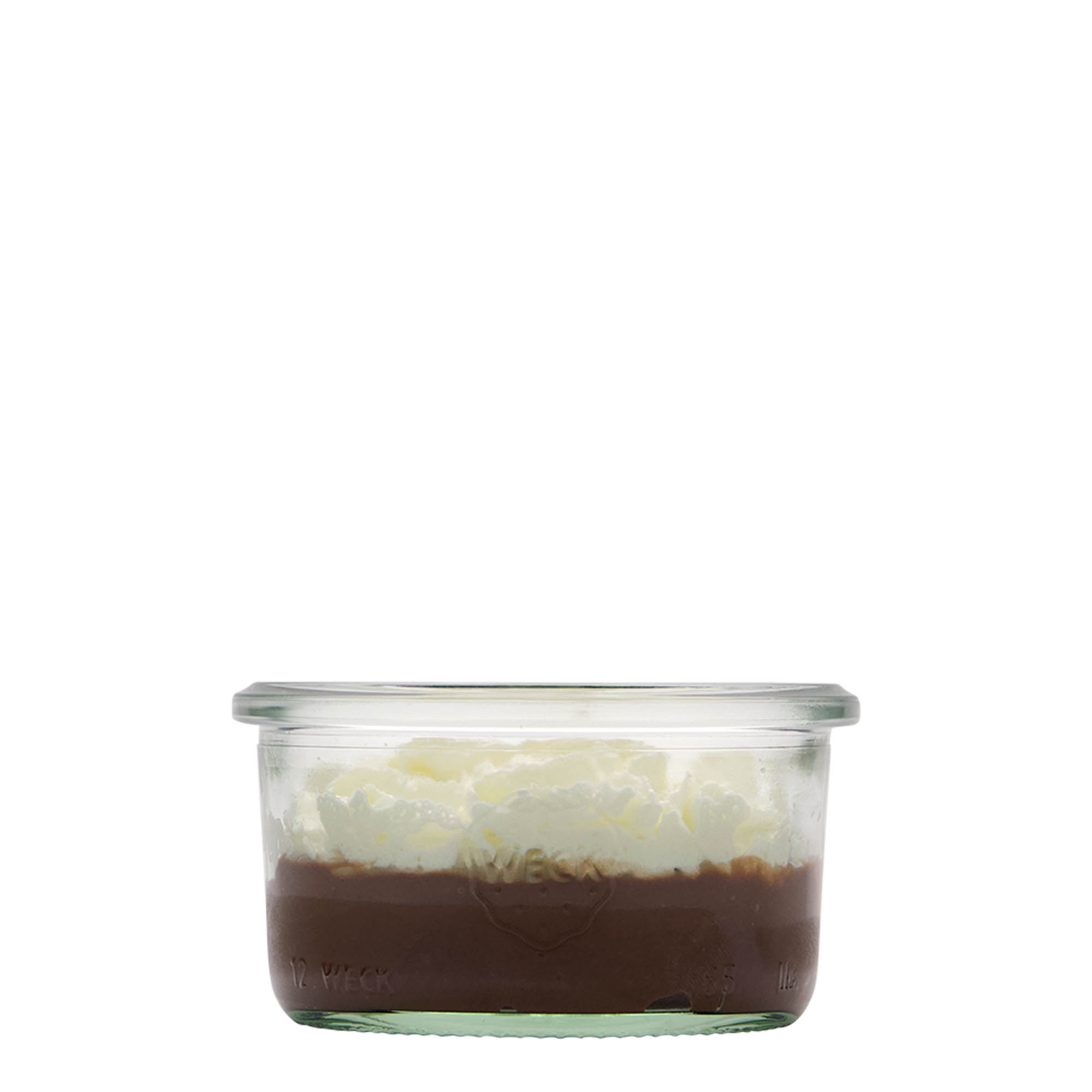 165 ml WECK-tölcséres üveg, száj: kerek perem