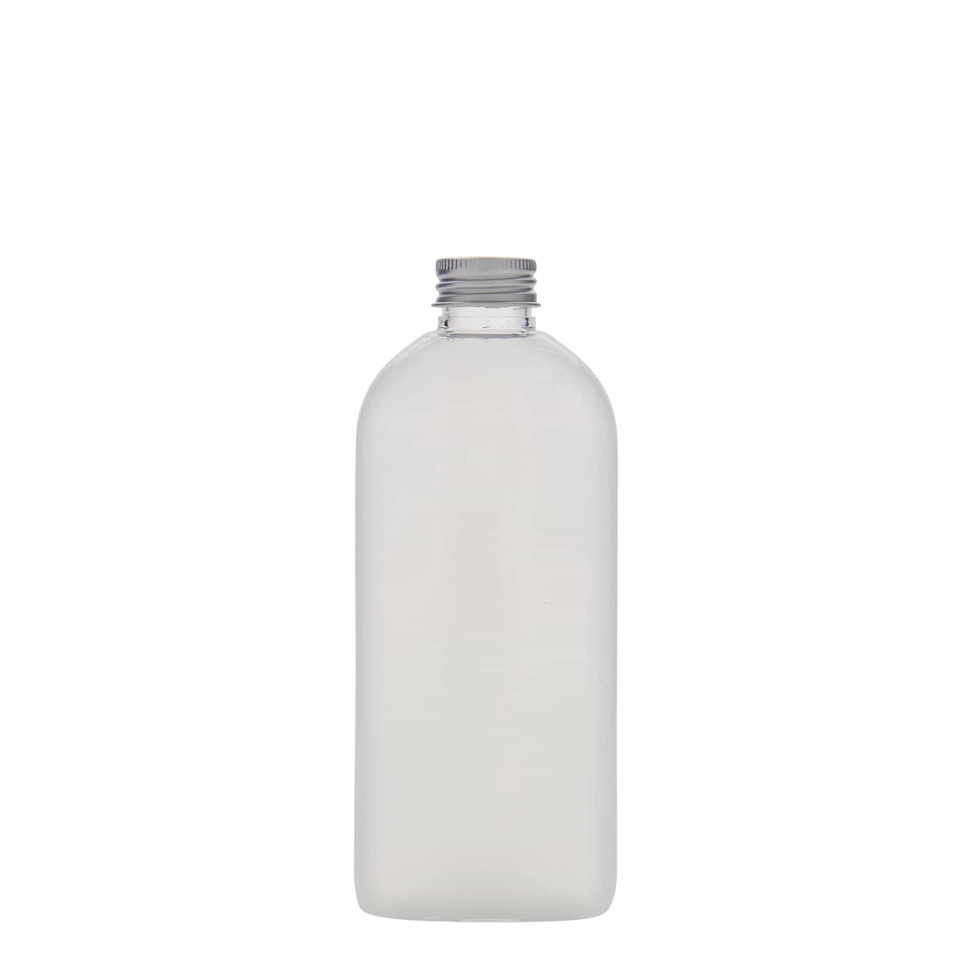 250 ml-es PET-palack 'Iris', ovális, műanyag, szájnyílás: GPI 24/410