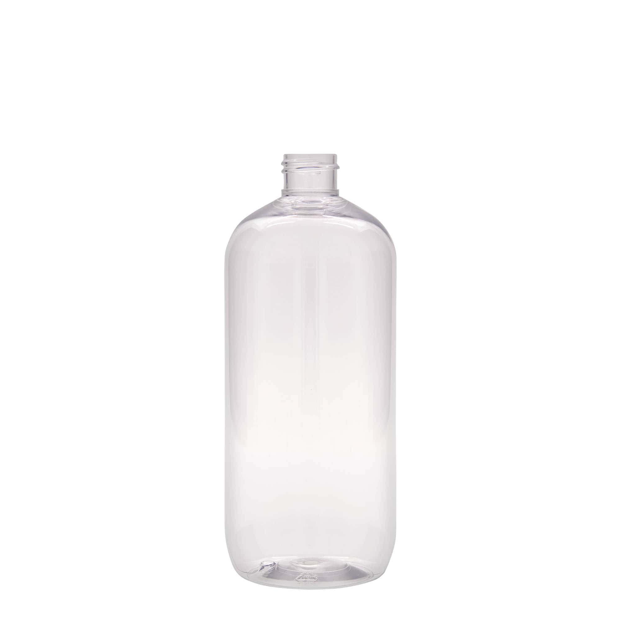 500 ml PET-palack 'Boston', műanyag, nyakméret: 24/410