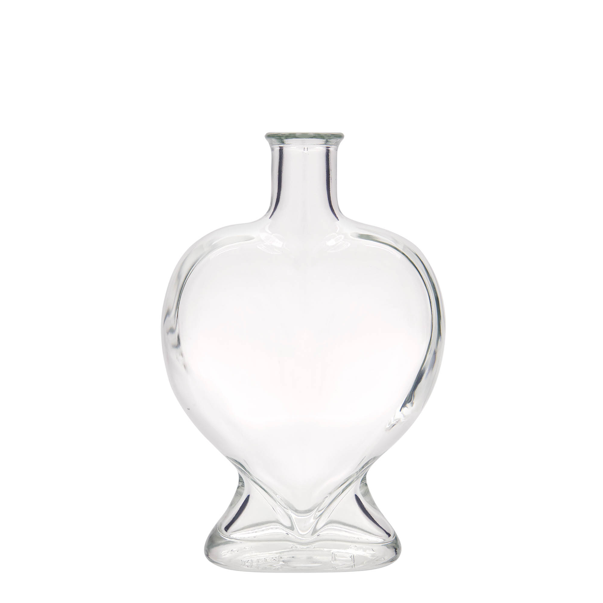 500 ml üveges palack 'Szív', nyílás: parafa 500 ml üveges palack 'Szív', nyílás: parafa