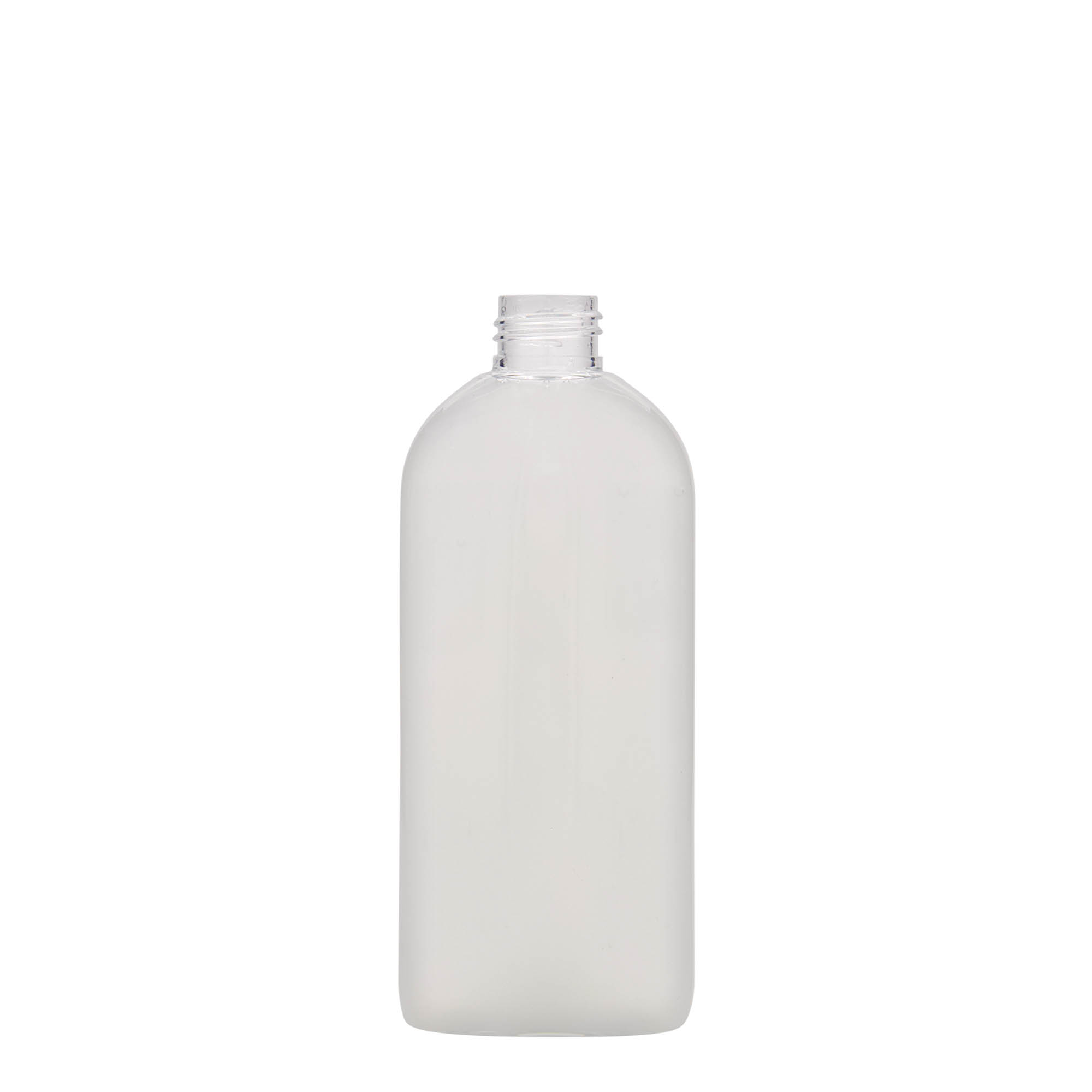 250 ml PET-palack 'Iris', ovális, műanyag, nyakméret: 24/410