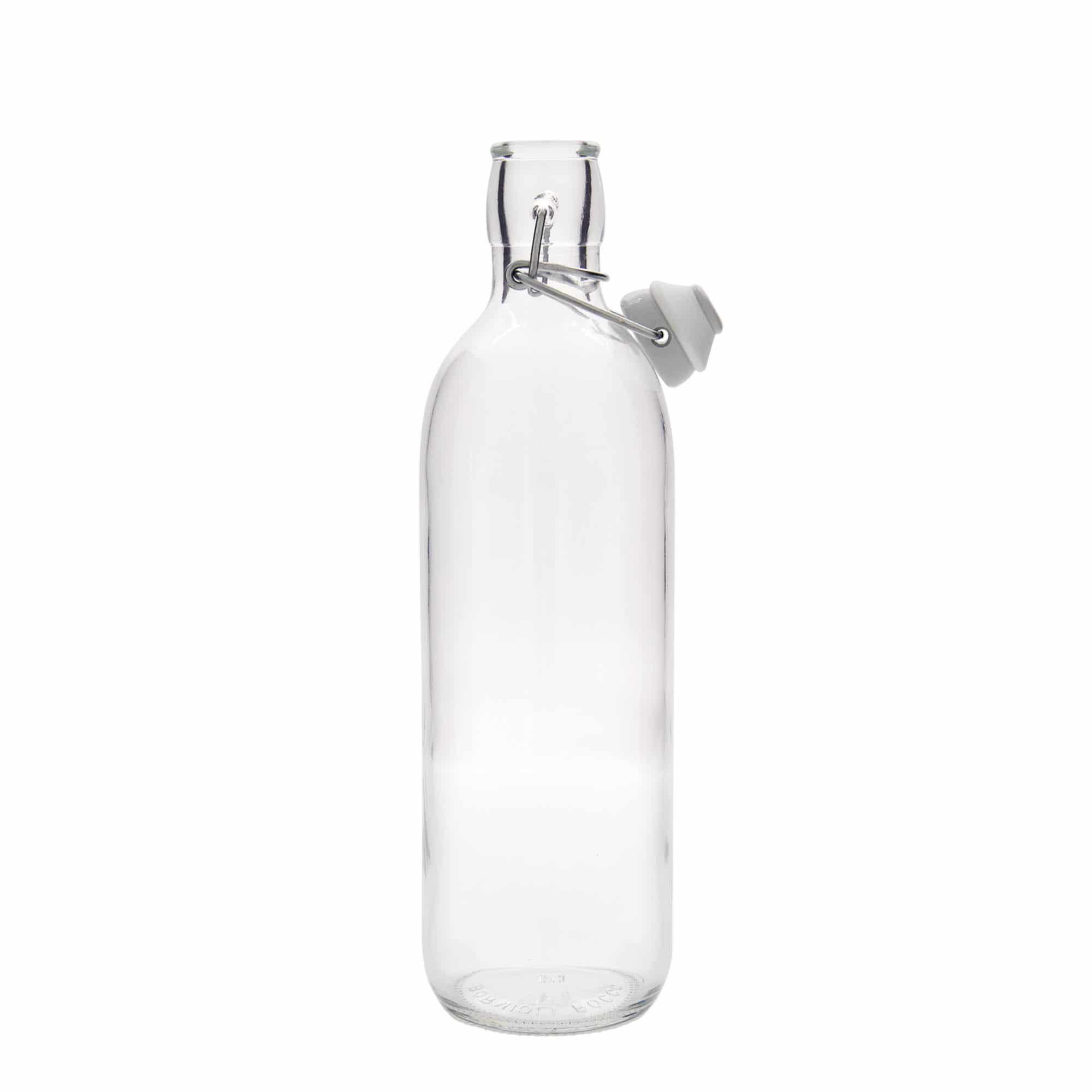1000 ml-es üvegpalack 'Emilia', szájnyílás: csatos zár 1000 ml-es üvegpalack 'Emilia', szájnyílás: csatos zár