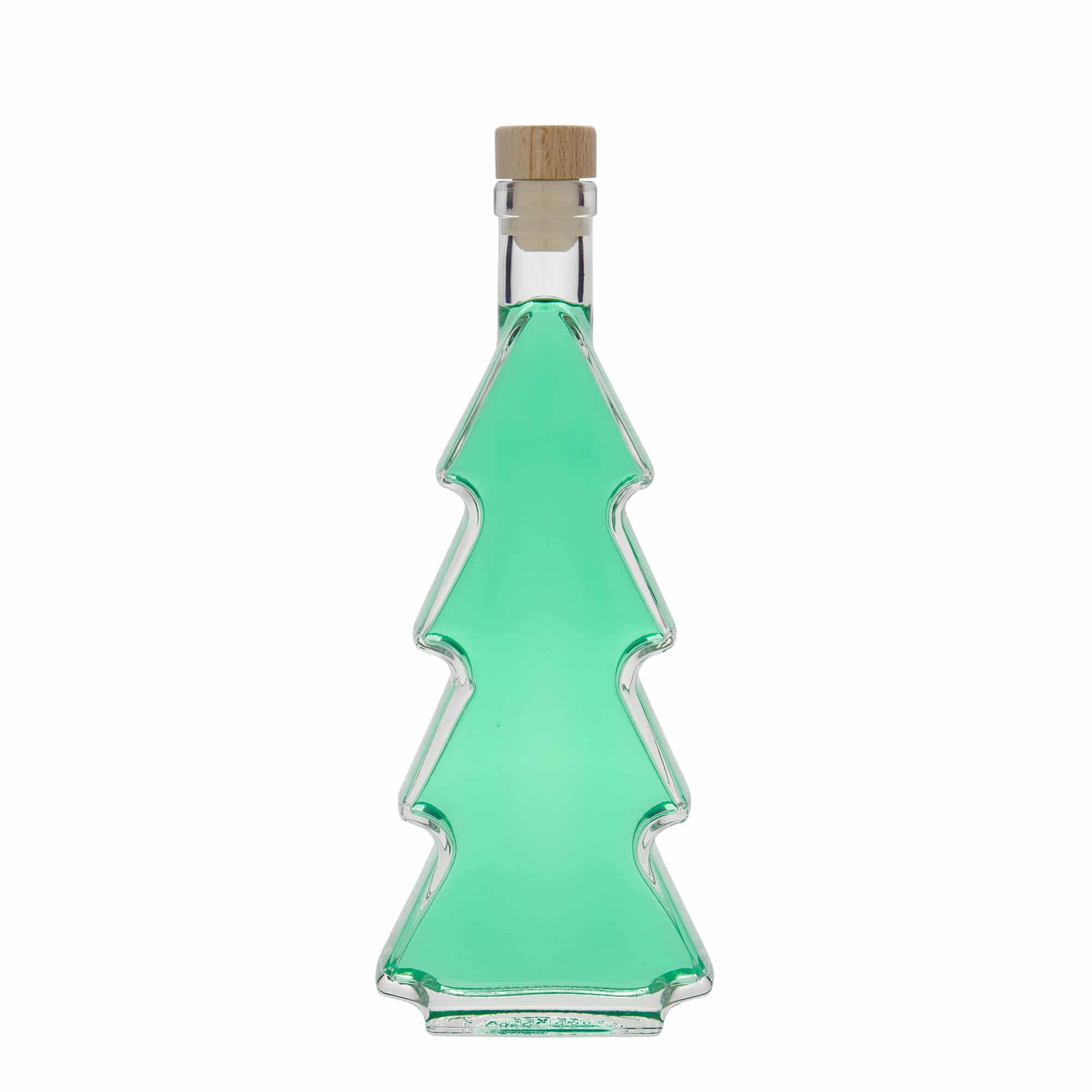 350 ml-es üvegpalack 'Tannenbaum', szájnyílás: parafadugó