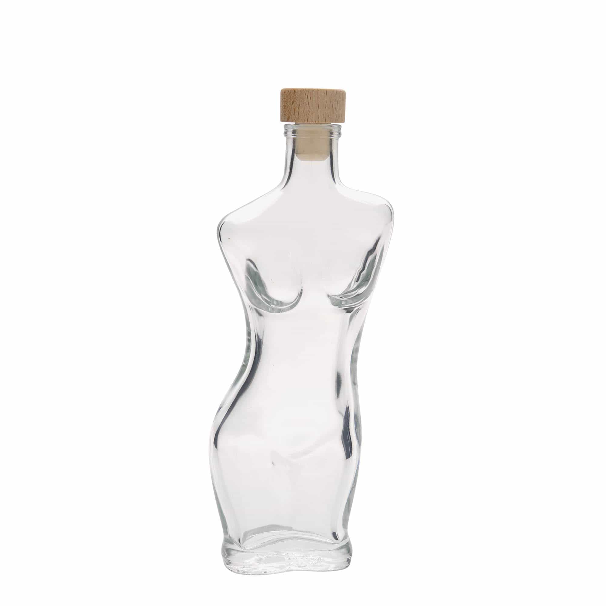 200 ml üvegpalack 'Eva', nyílás: parafa