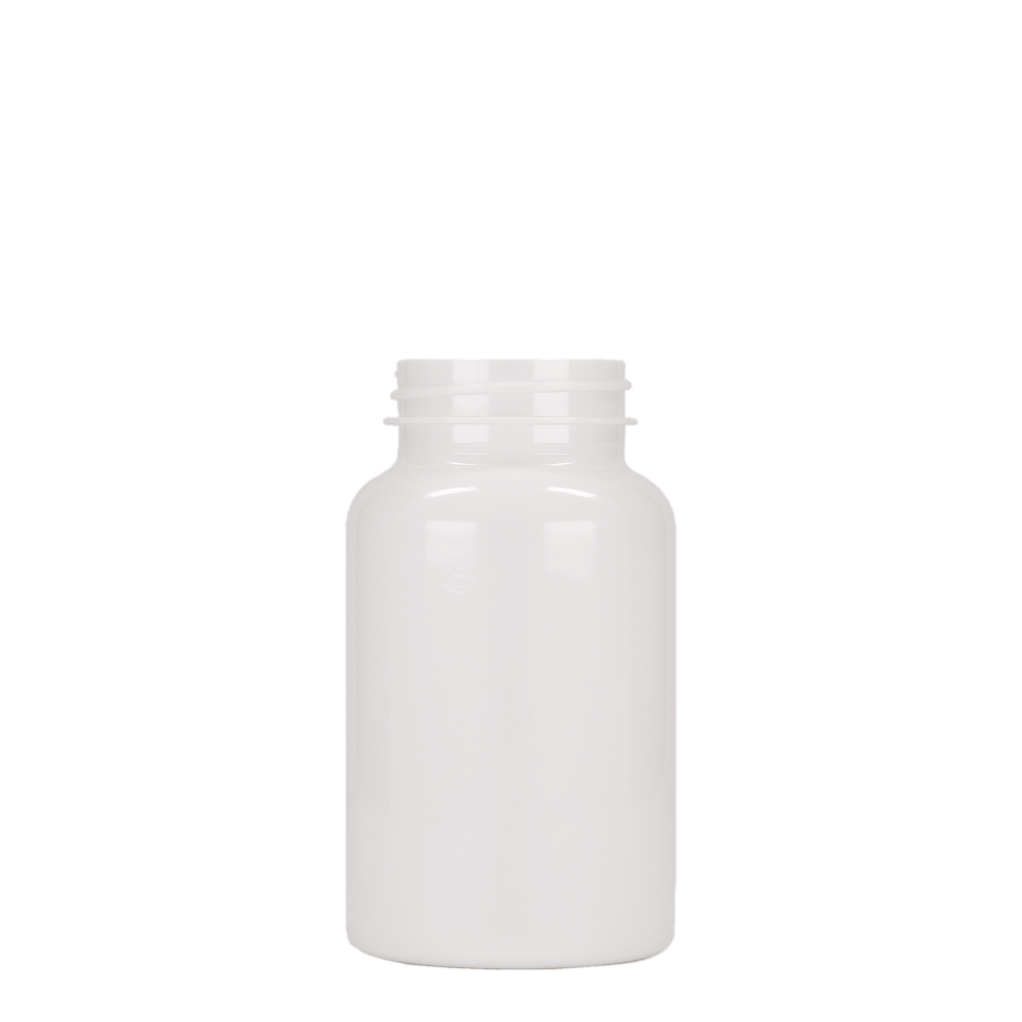 200 ml-es PET-flakon, műanyag, fehér, szájnyílás: 45/400 200 ml-es PET-flakon, műanyag, fehér, szájnyílás: 45/400
