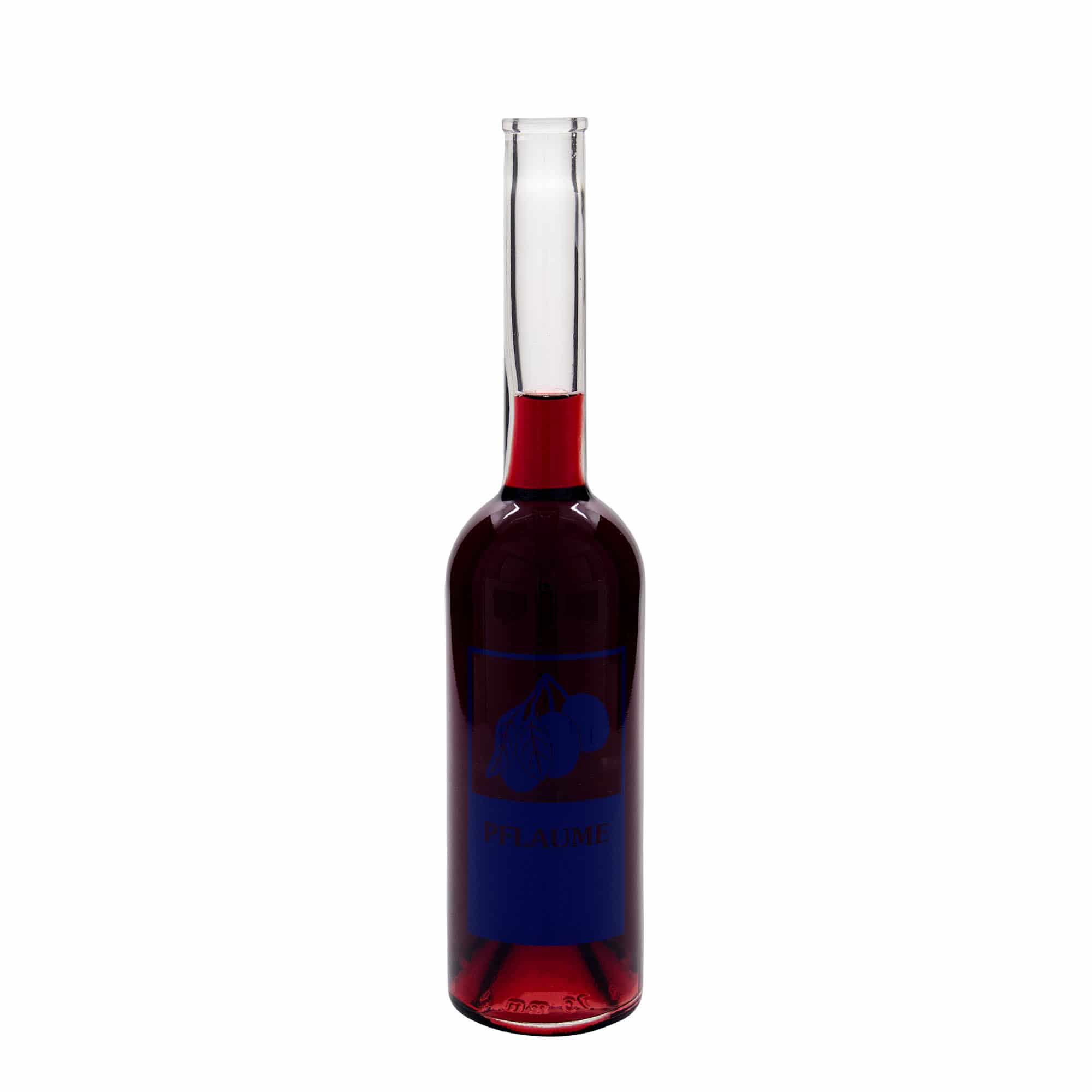 500 ml üvegpalack 'Opera', motívum: szilva, nyílás: parafa