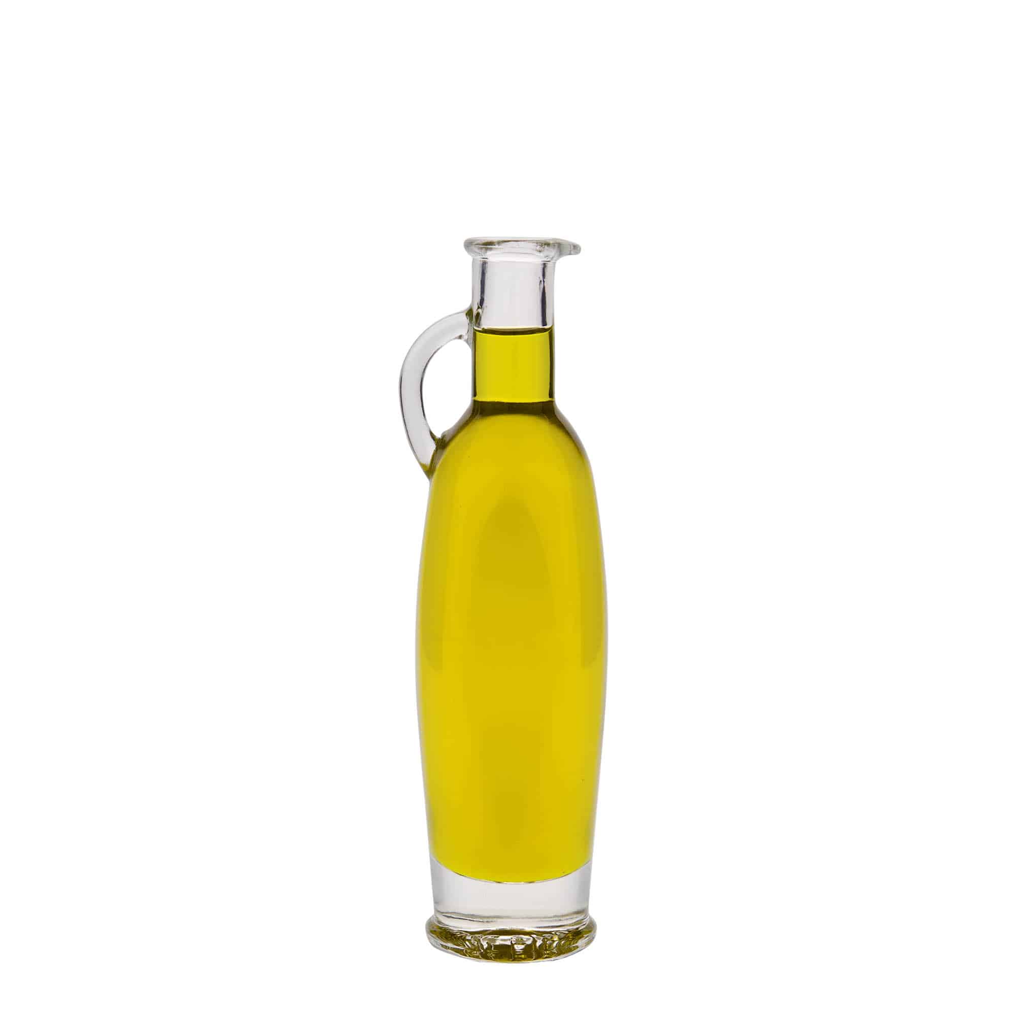 100 ml üvegpalack 'Eleganta', ovális, nyílás: parafa