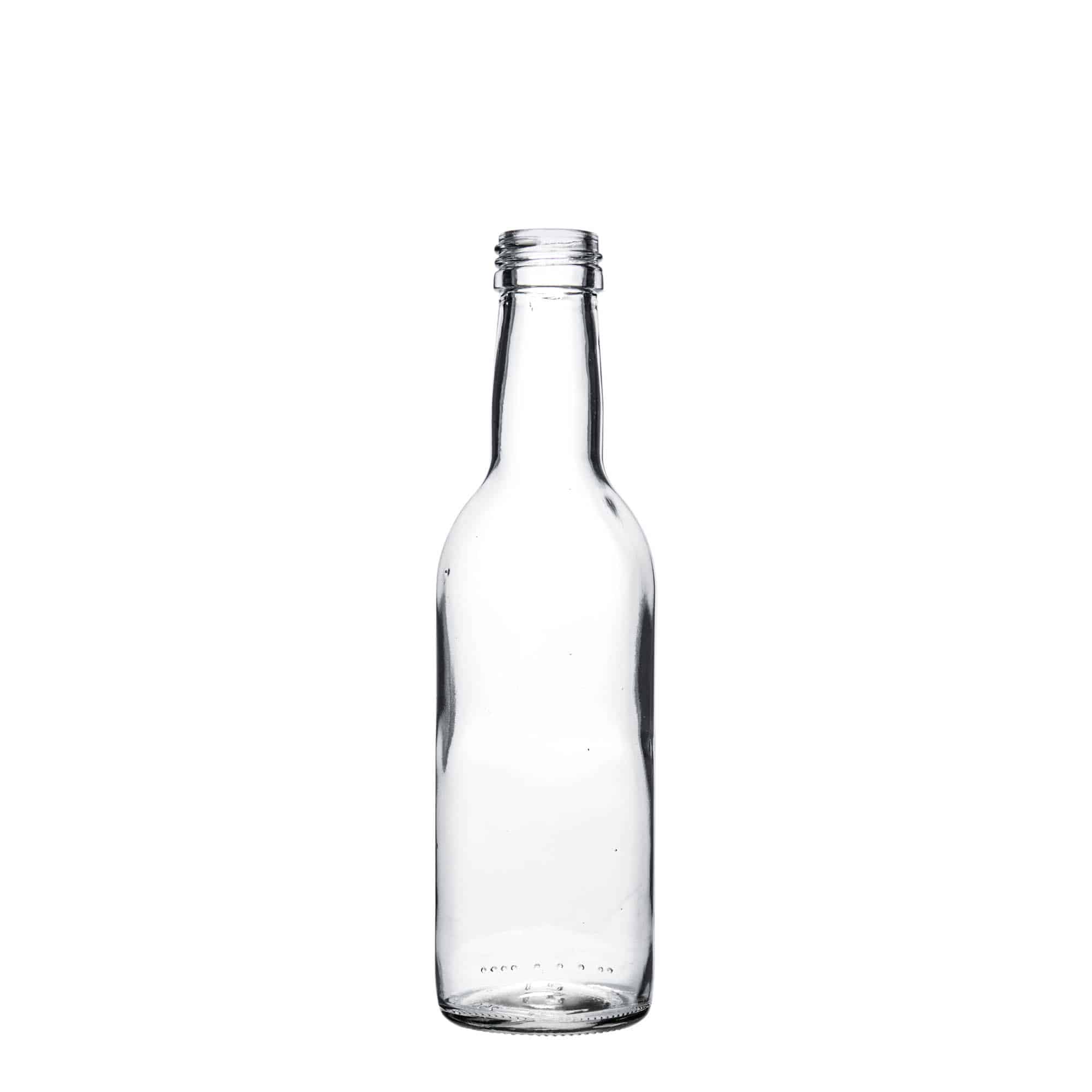 250 ml üvegpalack 'Bordeaux', nyak: PP 28