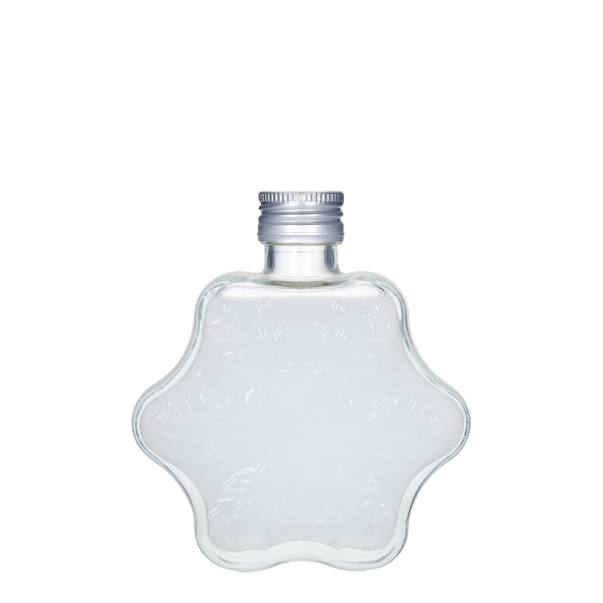200 ml üvegpalack 'Hópehely', nyílás: PP 28