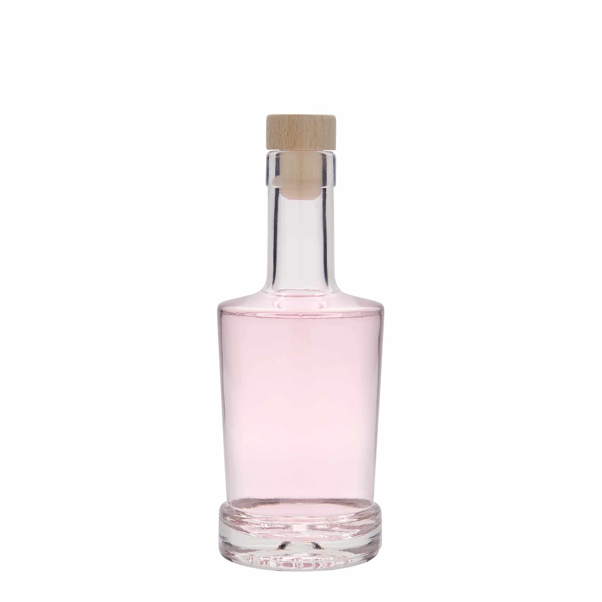 250 ml-es üvegpalack 'Deborah', szájnyílás: parafadugó