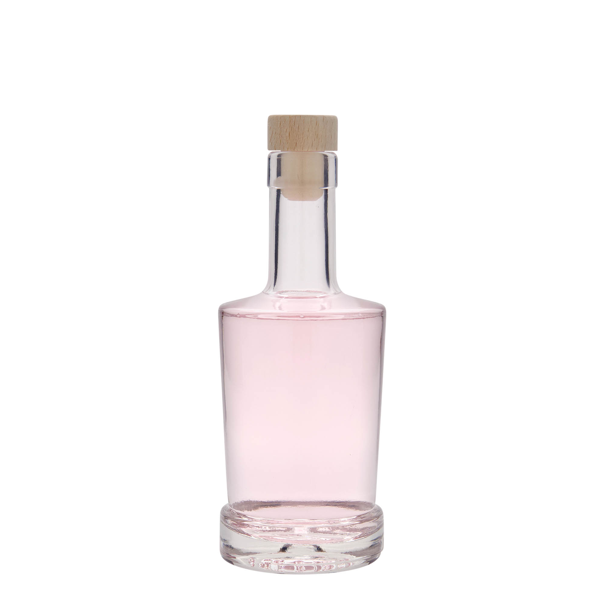 250 ml üvegpalack 'Deborah', nyílás: parafa