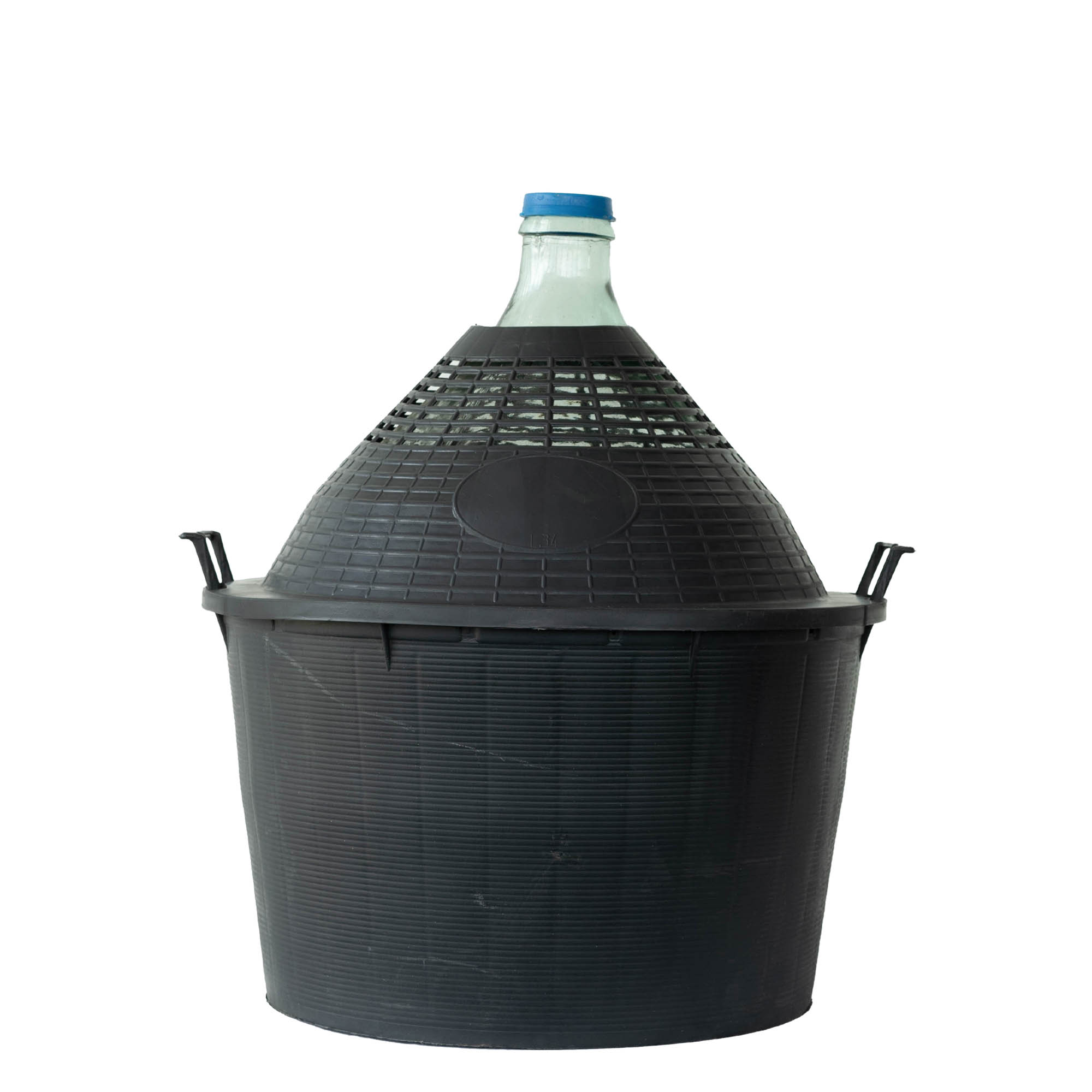34 l ballonpalack keskeny nyakkal, üveg, nyílás: ráhúzható fedél 34 l ballonpalack keskeny nyakkal, üveg, nyílás: ráhúzható fedél