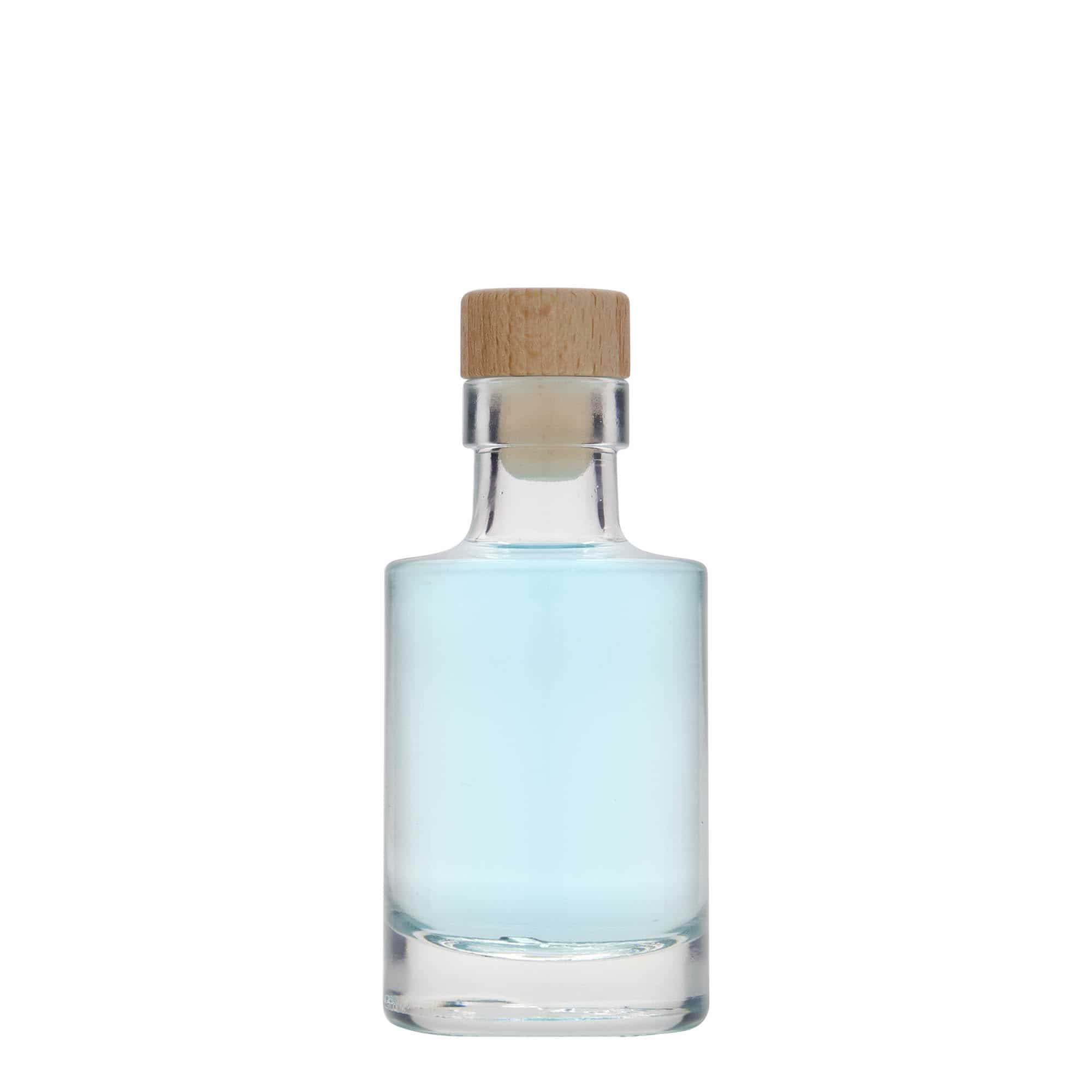 100 ml-es üvegpalack 'Aventura', szájnyílás: parafadugó