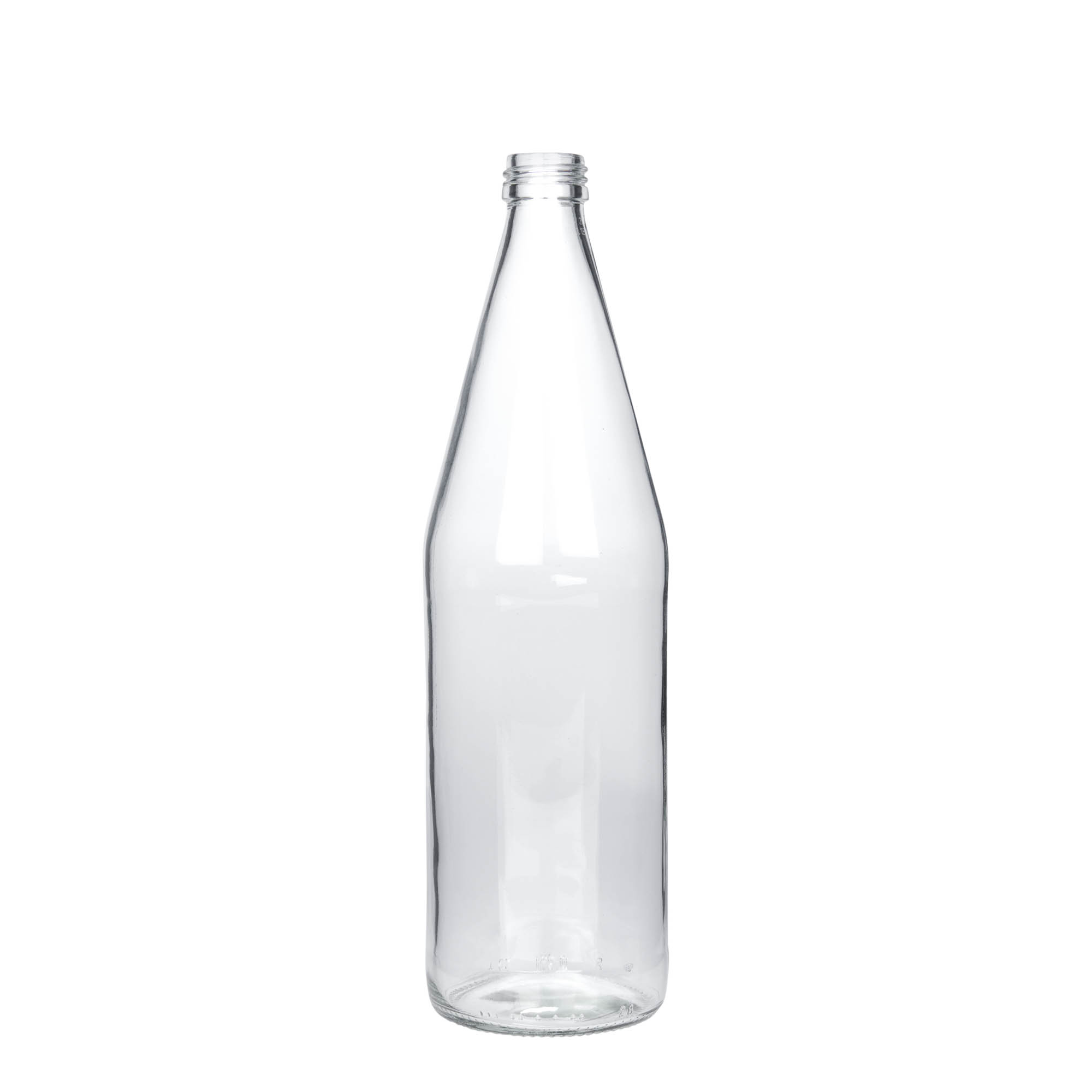 750 ml univerzális palack sárgarépa formában, üveg, nyak: PP 28 750 ml univerzális palack sárgarépa formában, üveg, nyak: PP 28