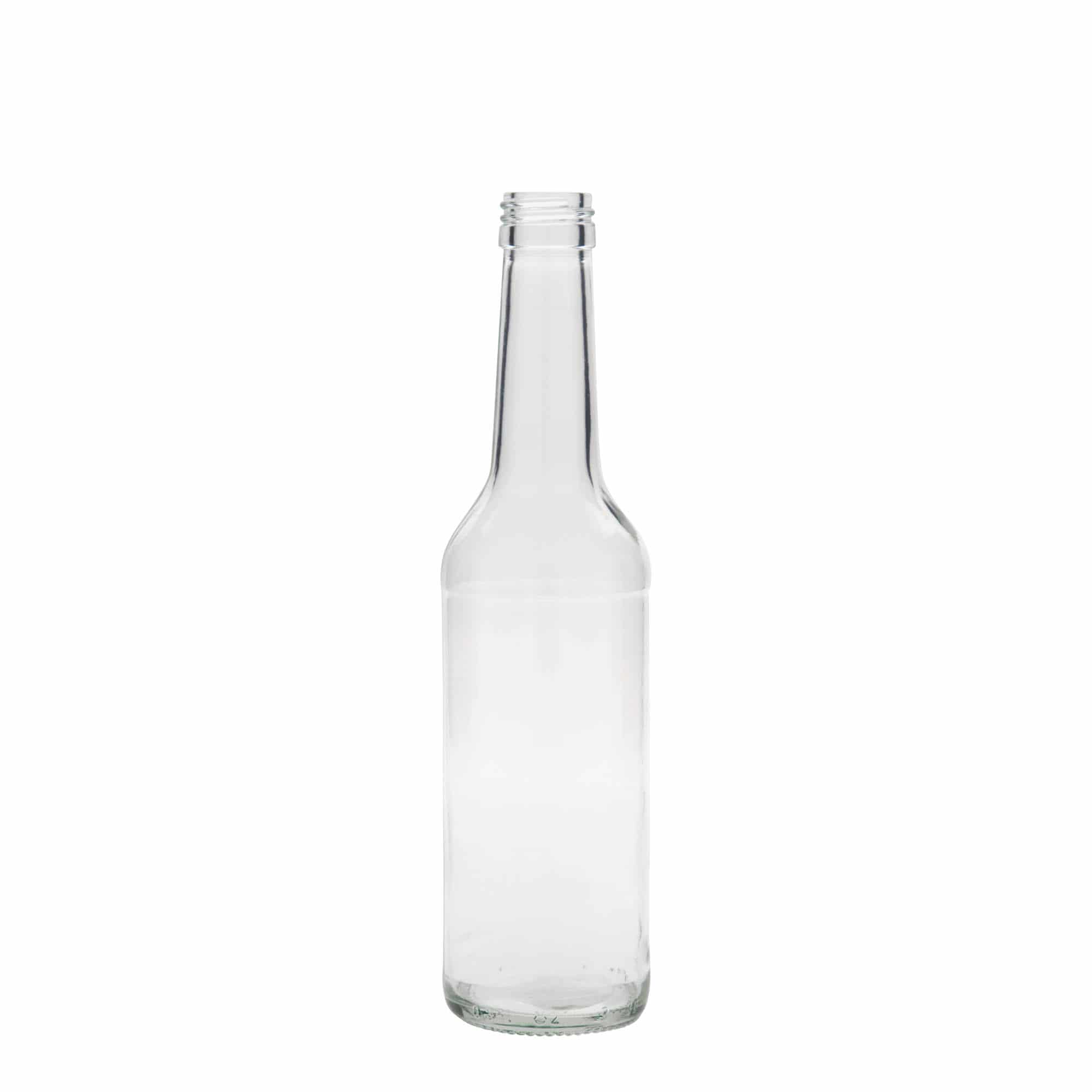 350 ml-es üvegpalack egyenes nyakú, szájnyílás: PP 28 350 ml-es üvegpalack egyenes nyakú, szájnyílás: PP 28