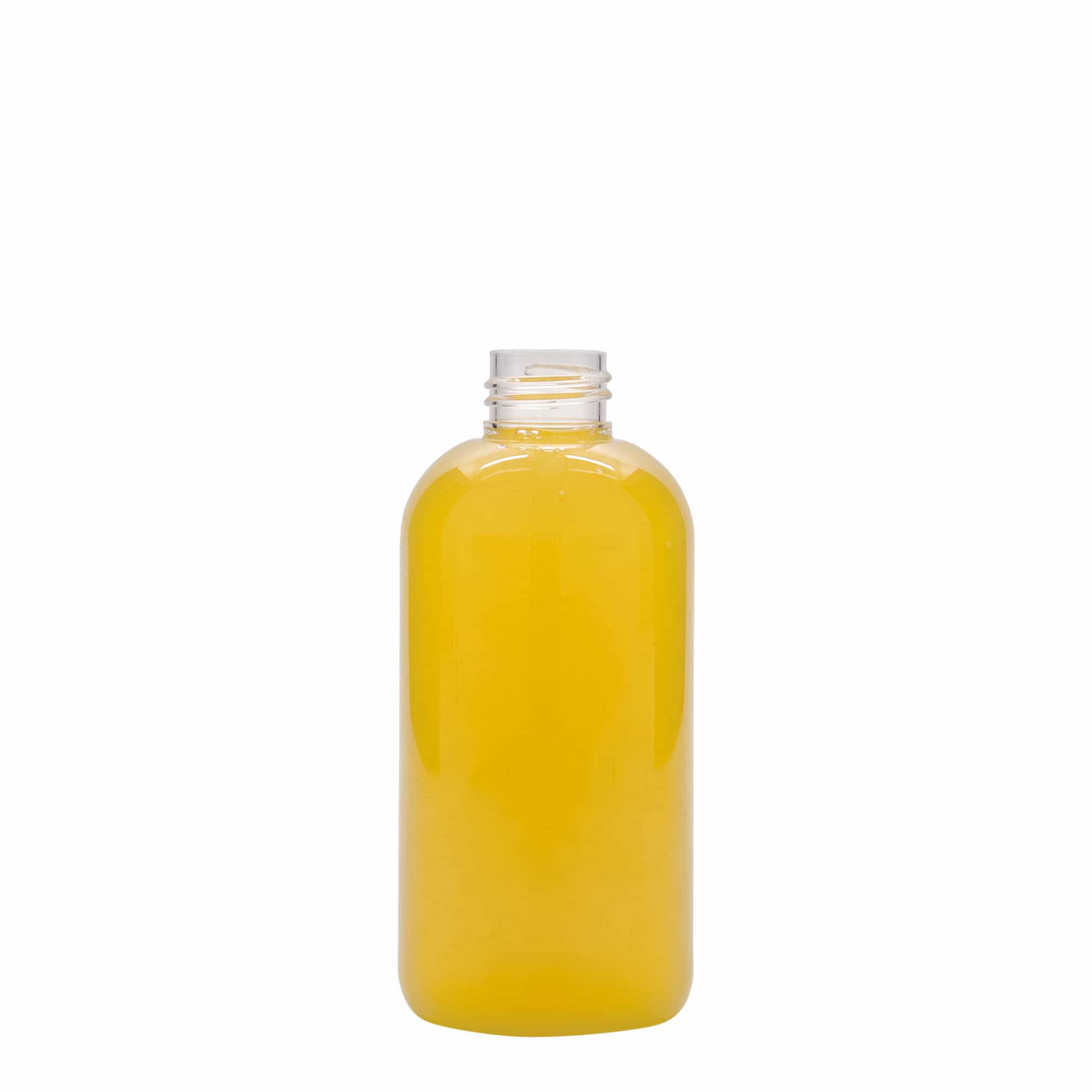 200 ml-es PET-palack 'Boston', műanyag, szájnyílás: GPI 24/410