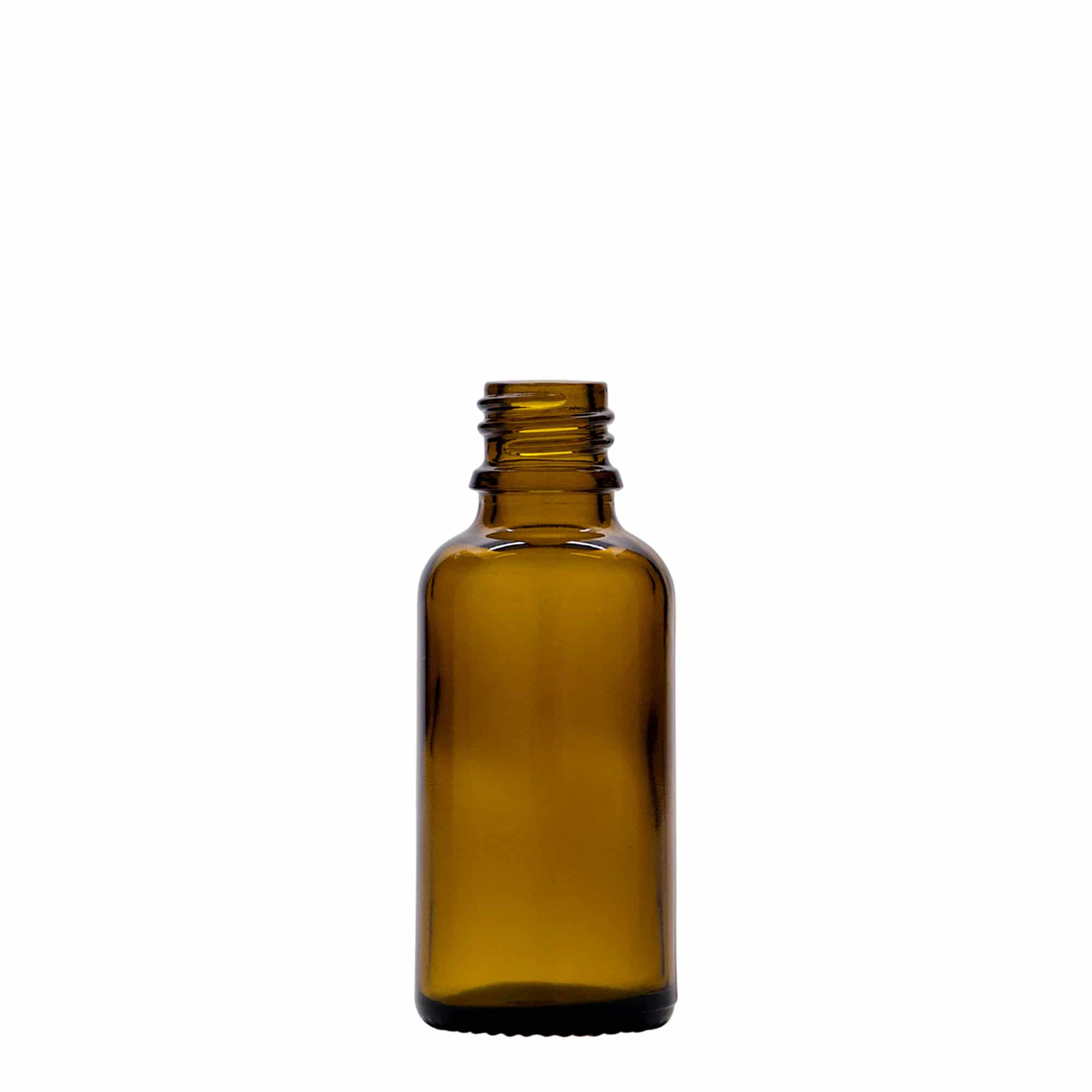 30 ml orvosi üveg lotionpumpával, üveg, barna, nyílás: DIN 18