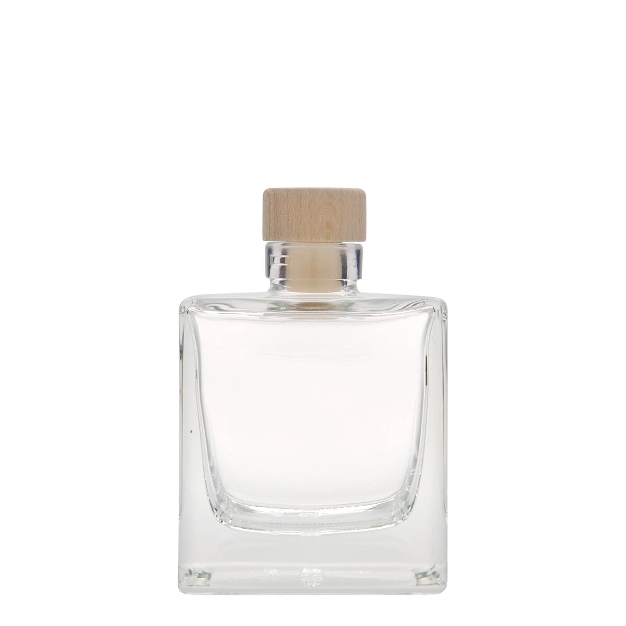 200 ml üvegpalack 'Cube', négyzet alakú, nyílás: parafa 200 ml üvegpalack 'Cube', négyzet alakú, nyílás: parafa