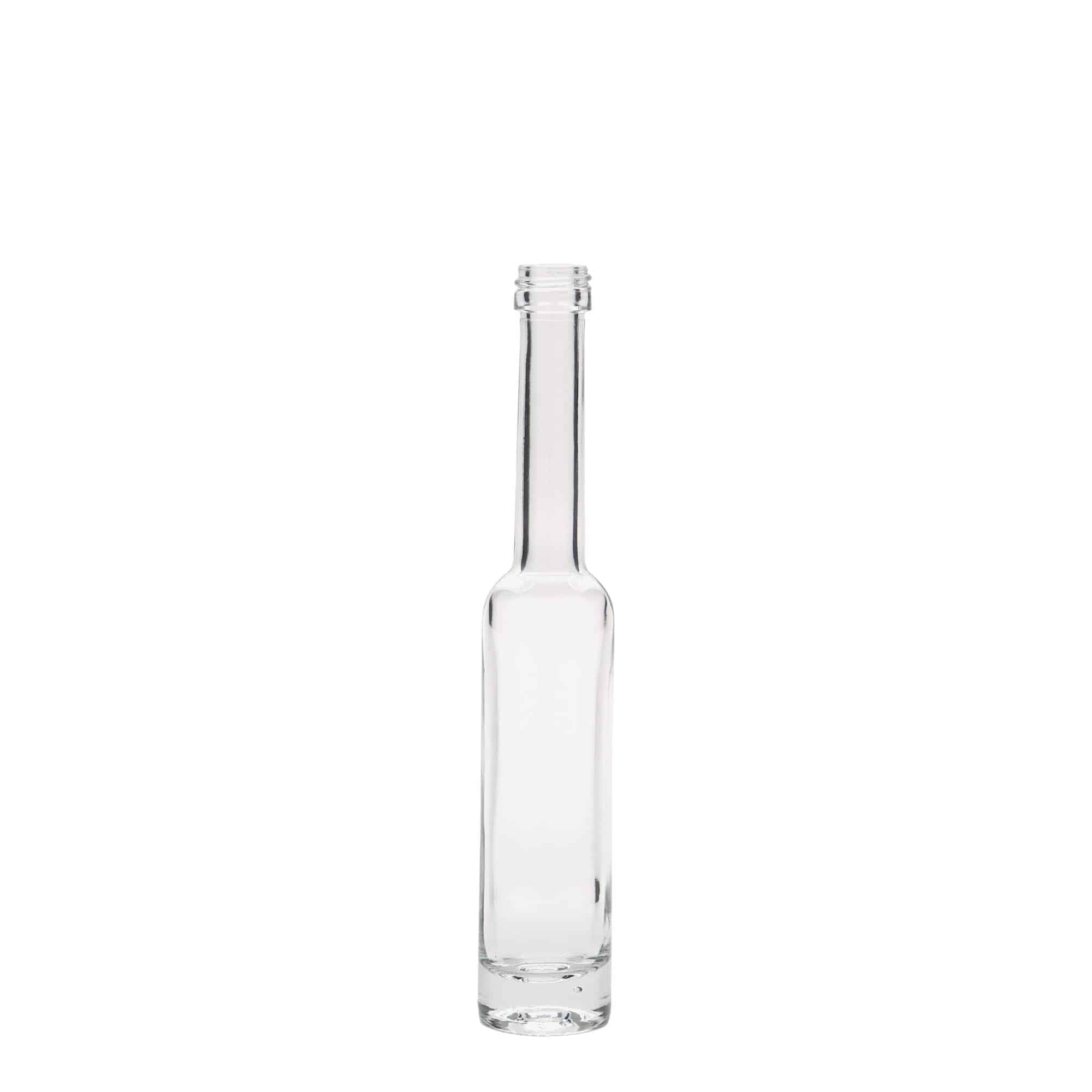 40 ml üvegpalack 'Platina', nyak: PP 18