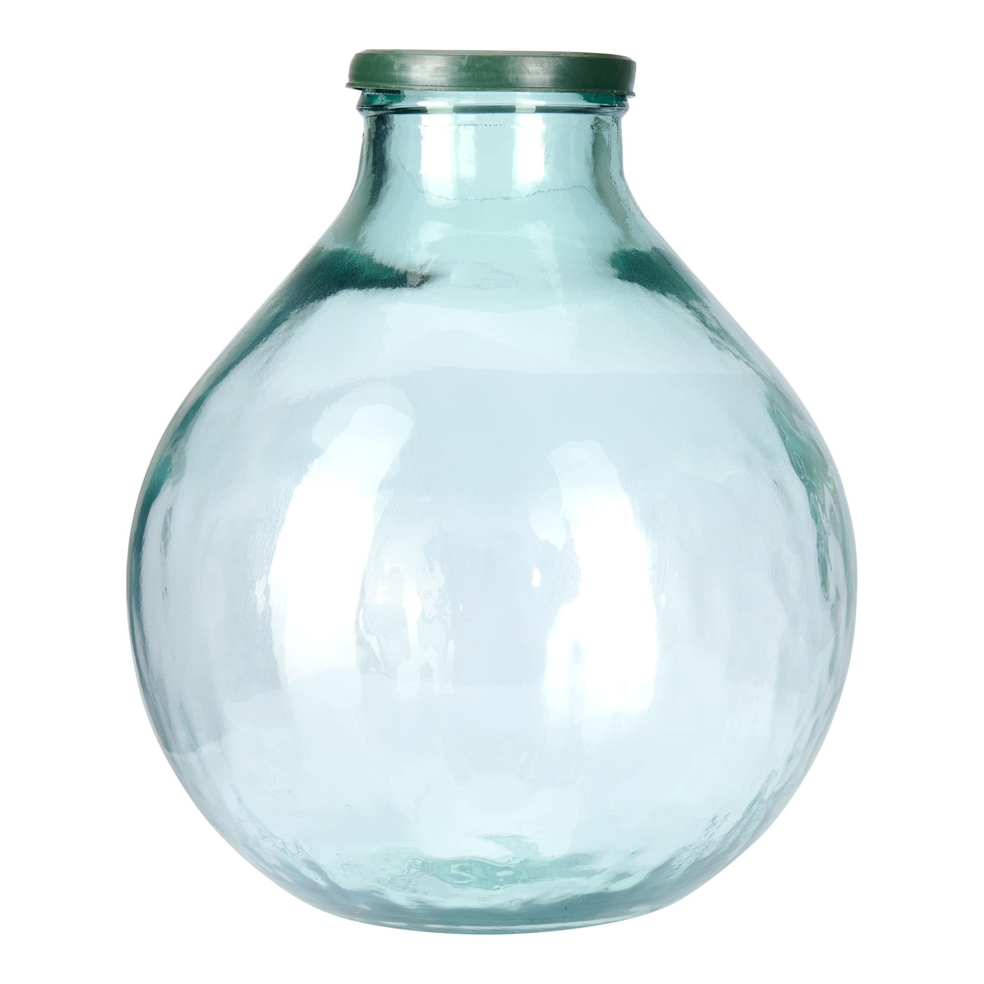 25 l ballonpalack széles nyakú, üveg, nyílás: fedéllel ellátott