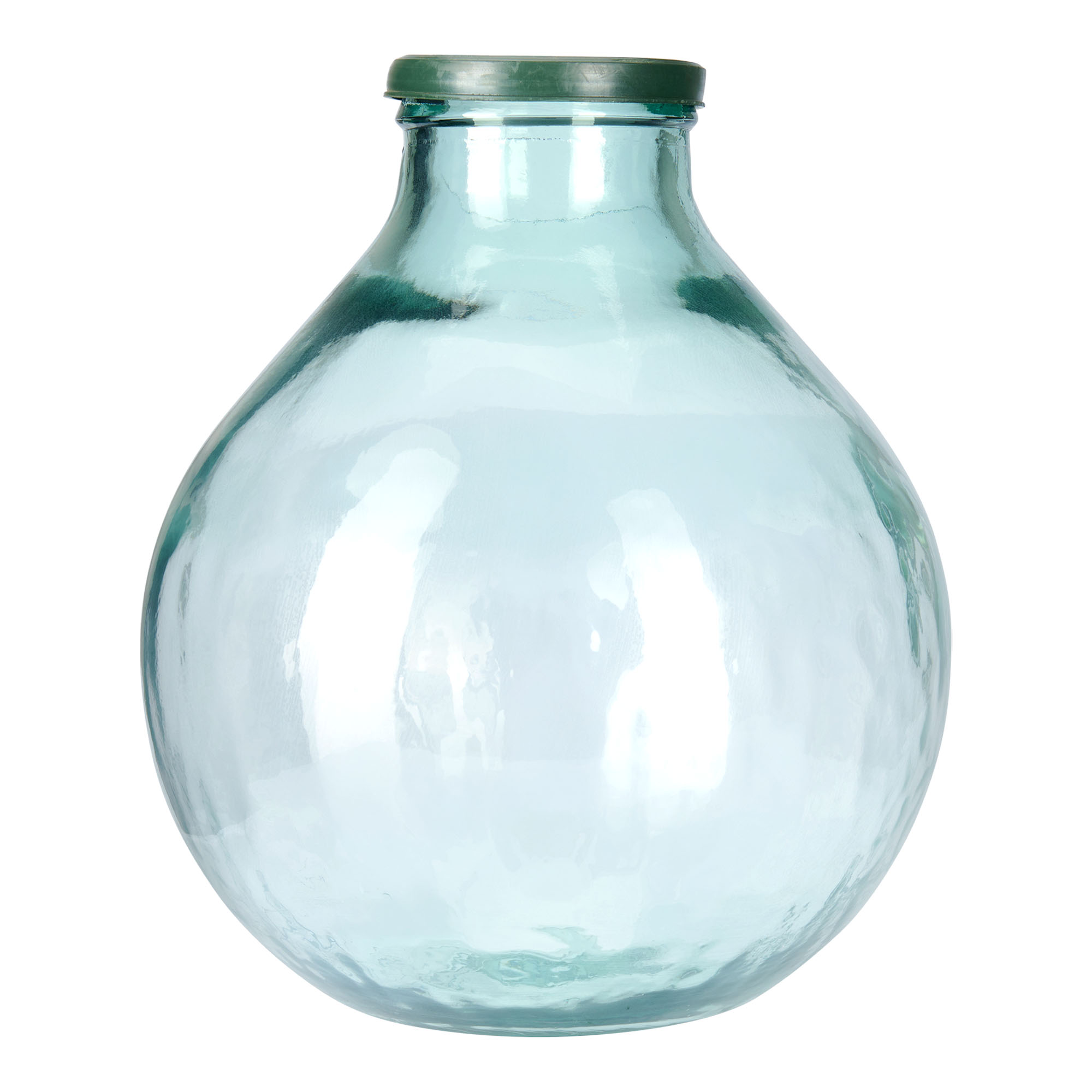 25 l ballonpalack széles nyakú, üveg, nyílás: fedéllel ellátott
