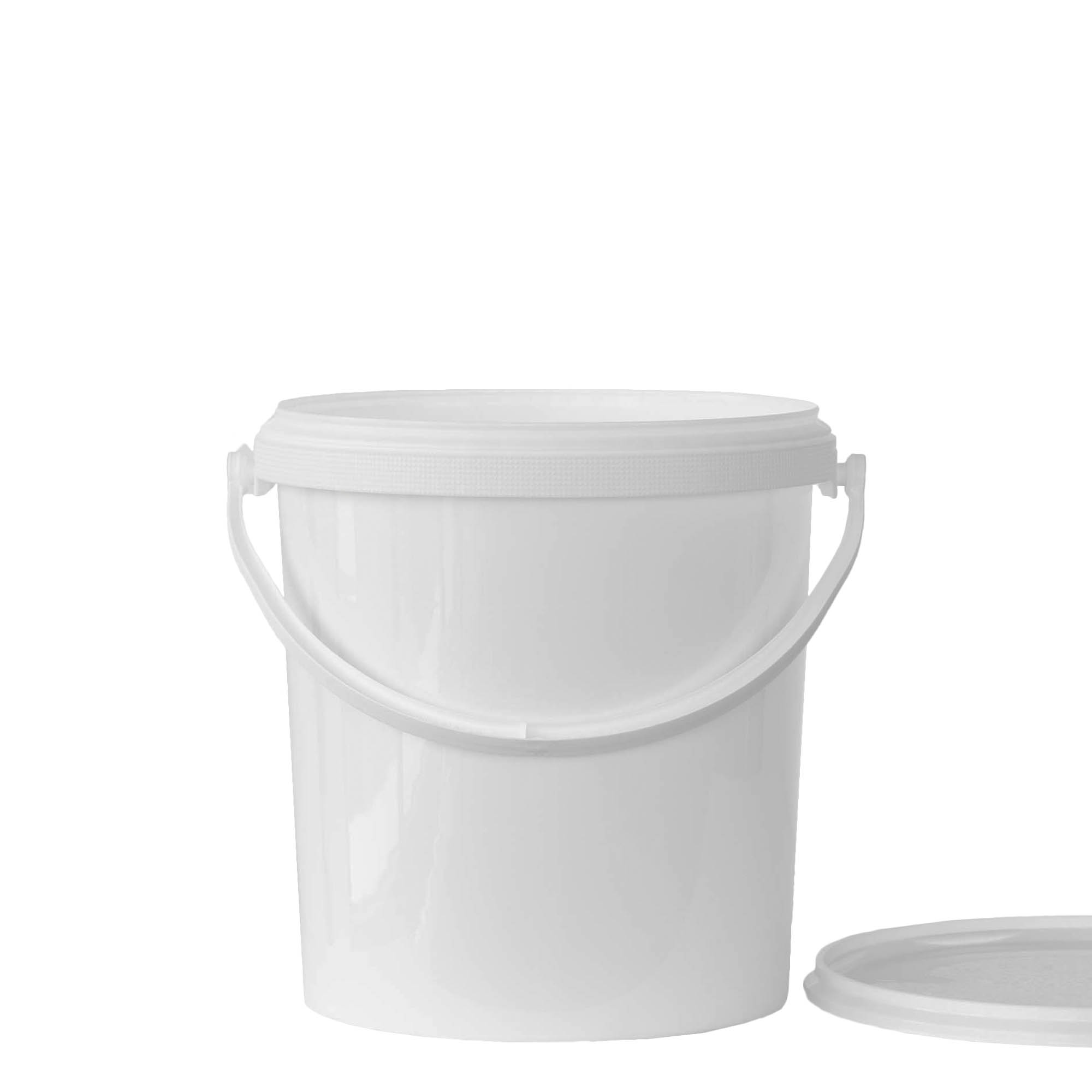 6 l vödör, PP-műanyag, fehér